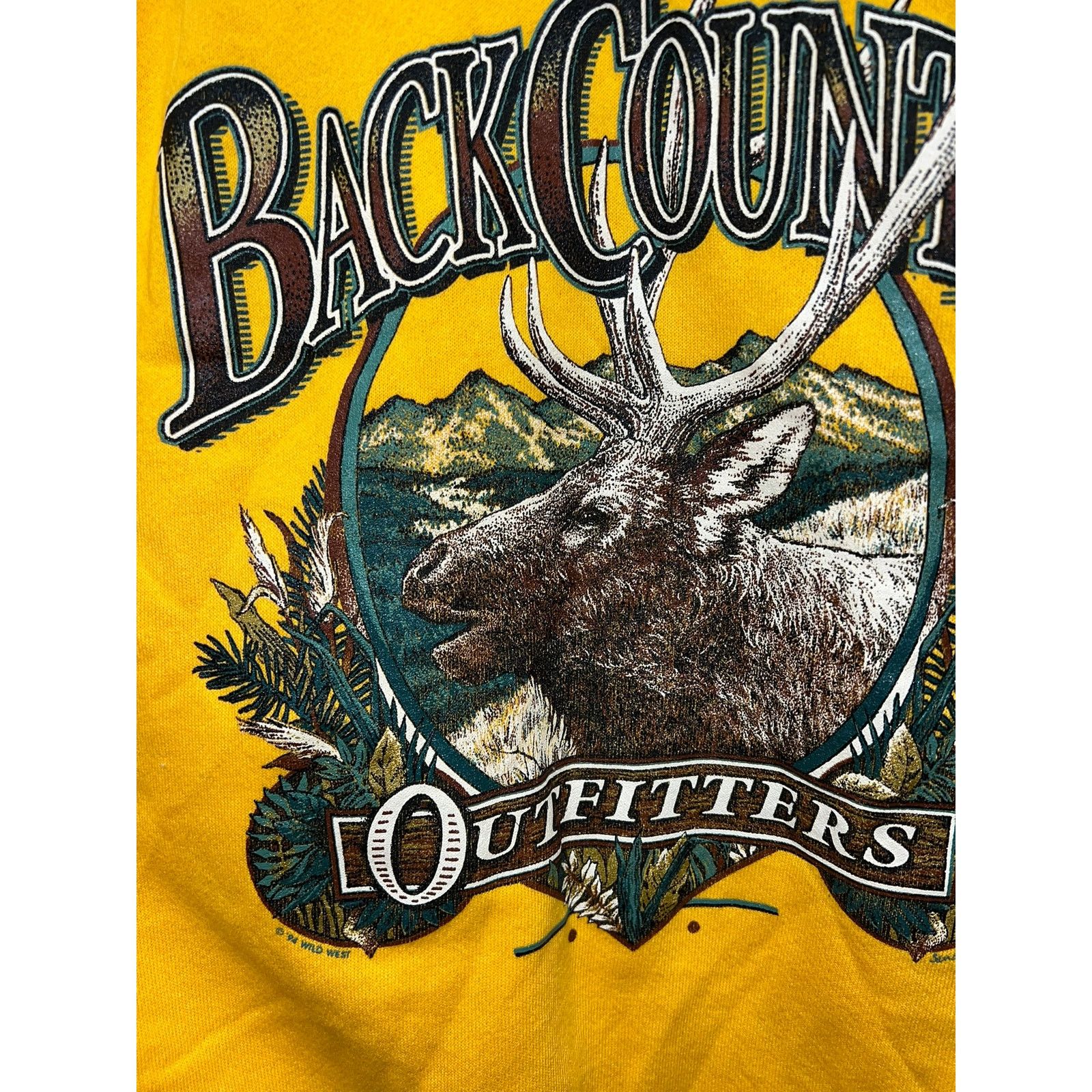 Vintage Vintage Elk Sweatshirt Montana Deer Nature NWT 90s VTG Large Size US L / EU 52-54 / 3 - 9 Thumbnail