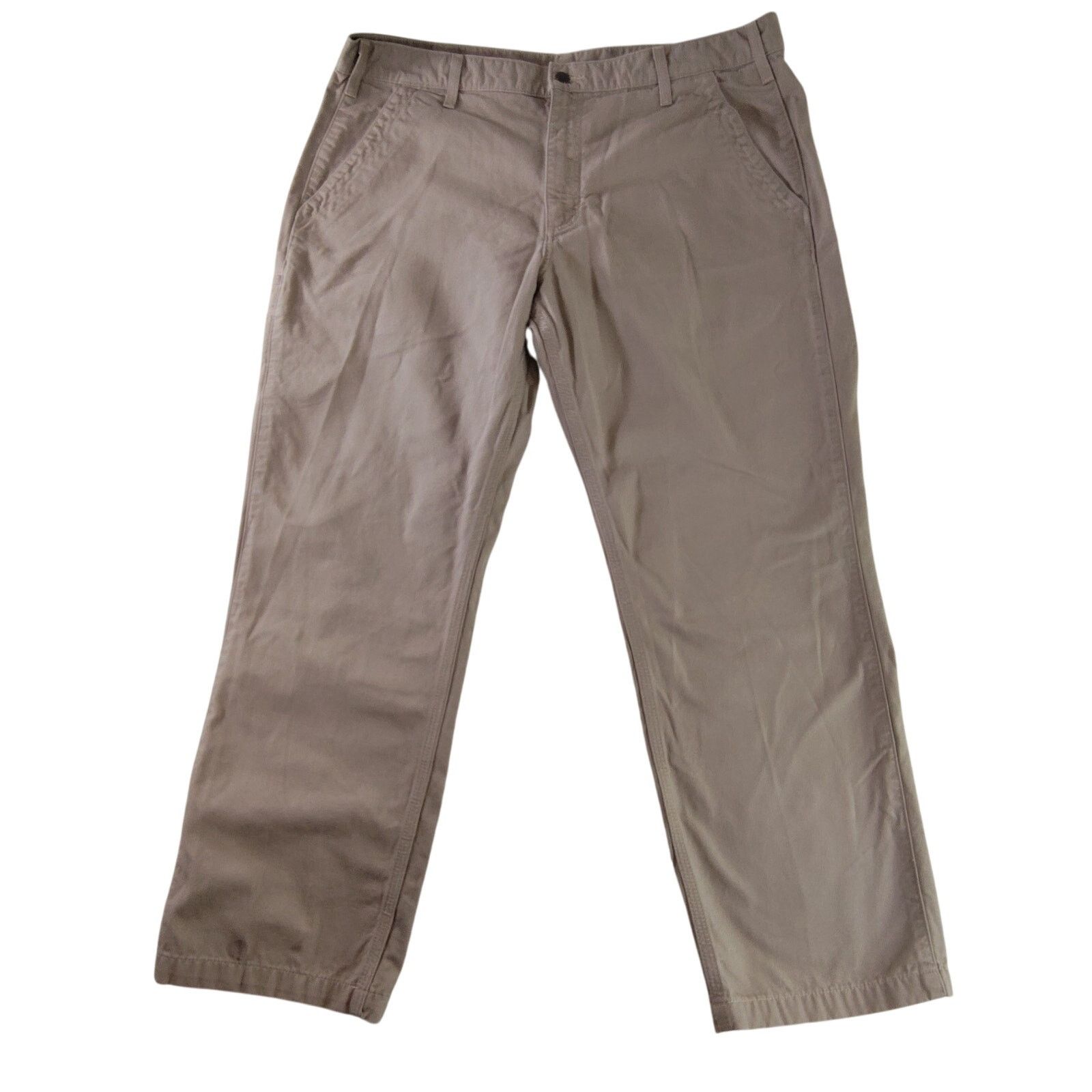 Carhartt Carhartt Pants Carhartt Canvas Khaki Pants Relaxed Fit 40x30 Size US 40 / EU 56 - 2 Thumbnail