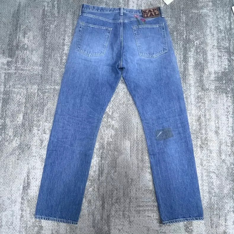 Kapital Kapital Floral stitching jeans Size US 34 / EU 50 - 2 Thumbnail