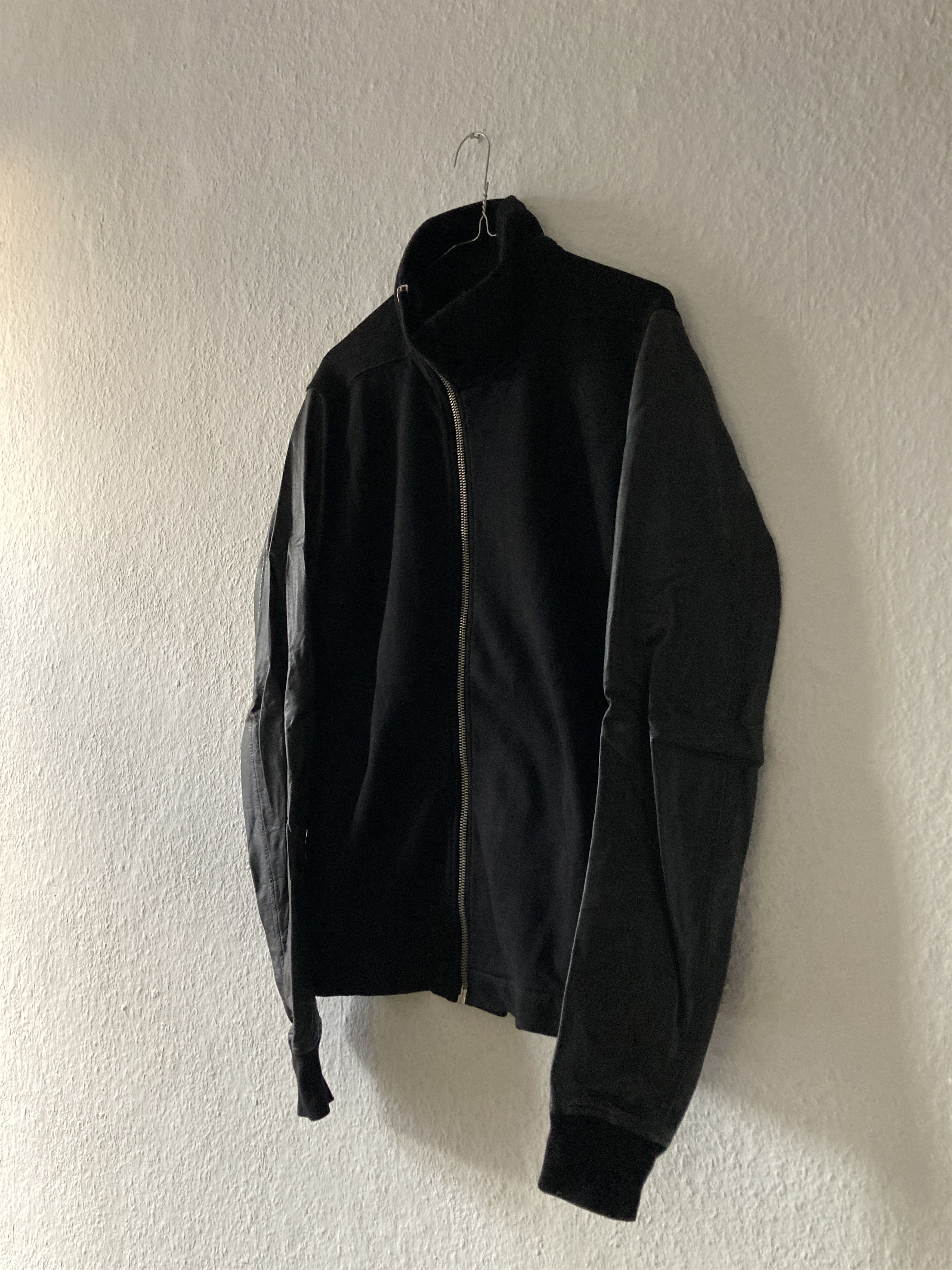 Rick Owens F/W 14 “MOODY” Felpa Lamb Leather Mollino Sweatshirt Jacket Size US L / EU 52-54 / 3 - 2 Thumbnail