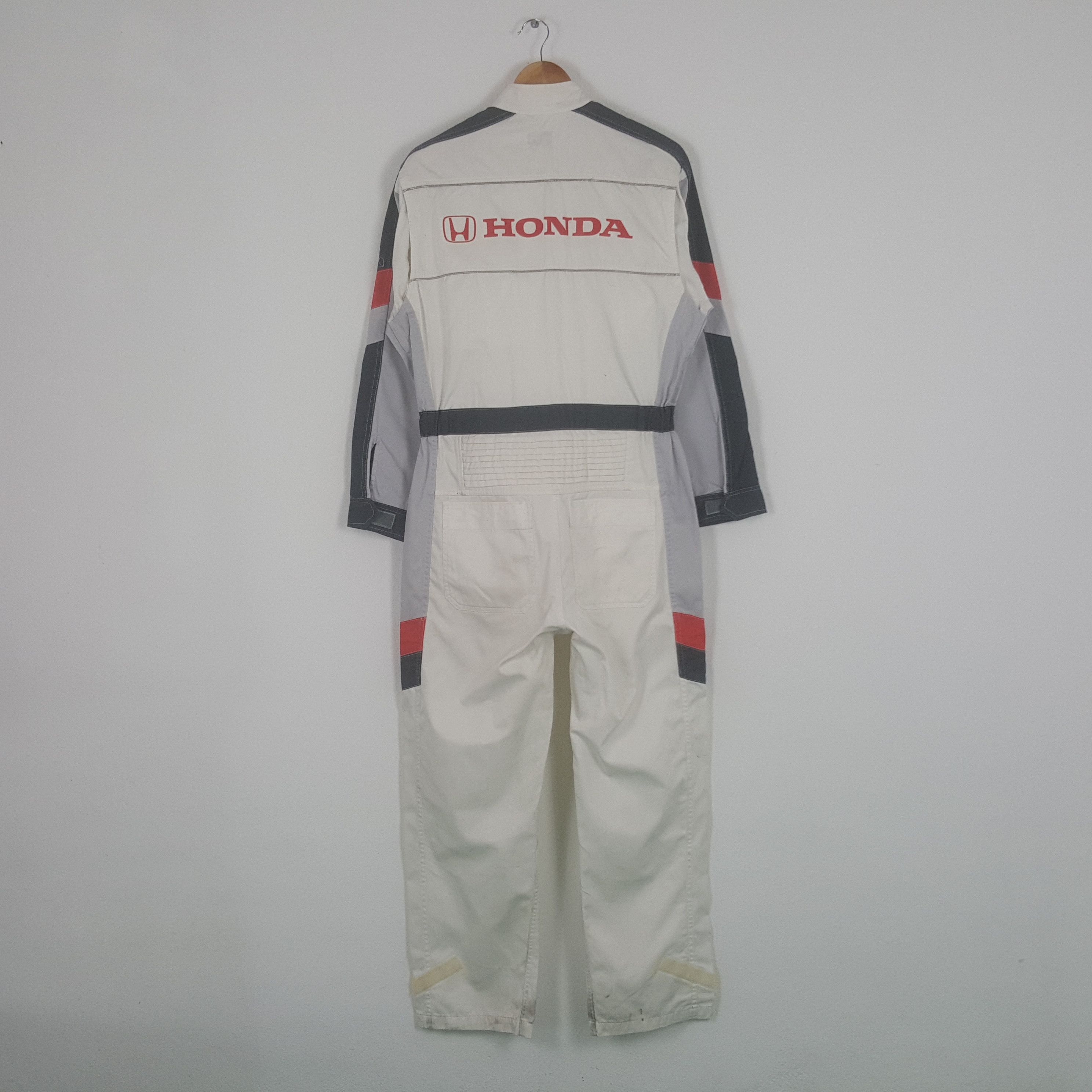 Vintage Honda Japanese Racing Team Work Coverall Jacket