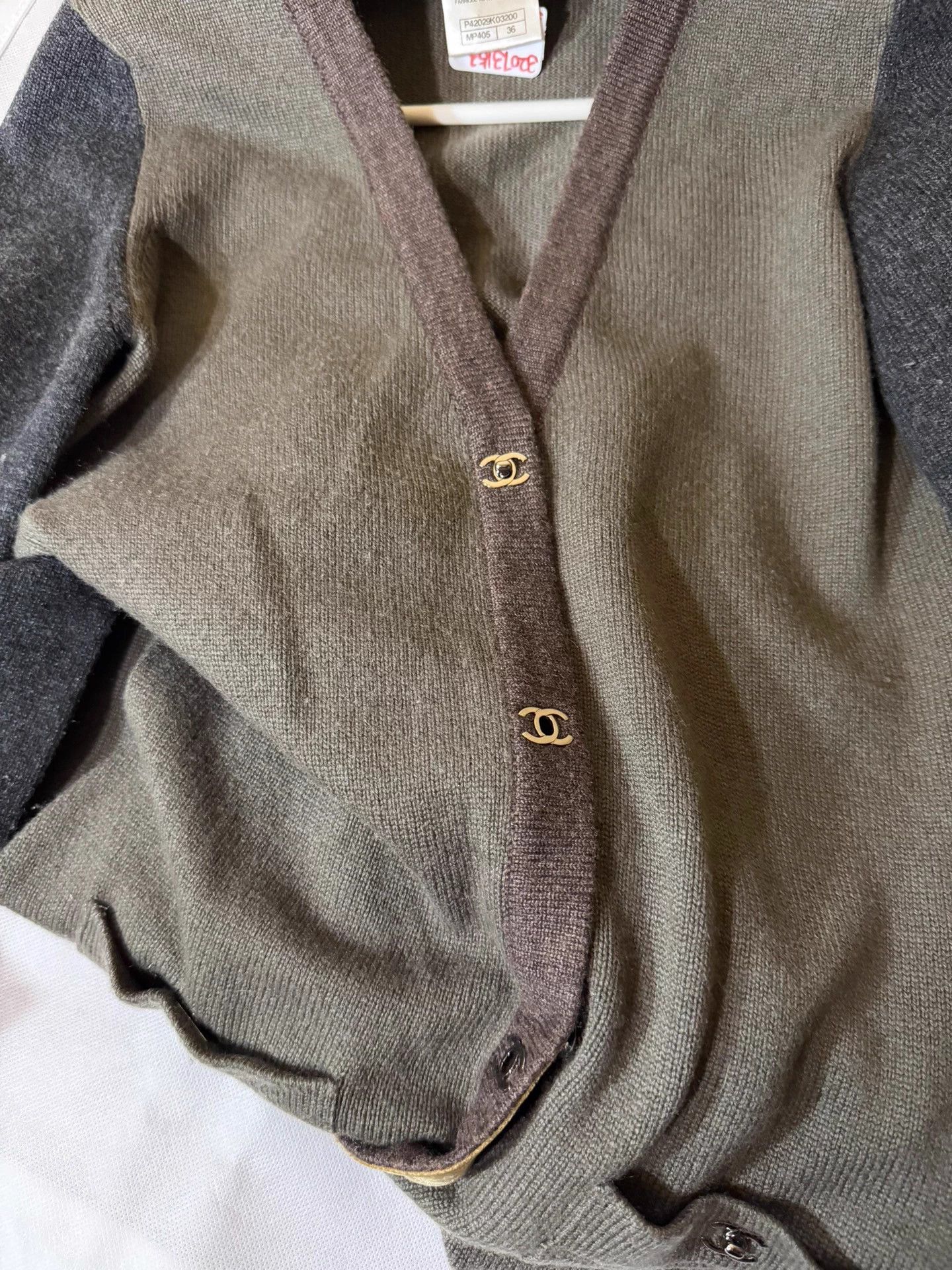 Chanel Chanel colorblocked CC knit sweater 36 Size XS / US 0-2 / IT 36-38 - 3 Thumbnail