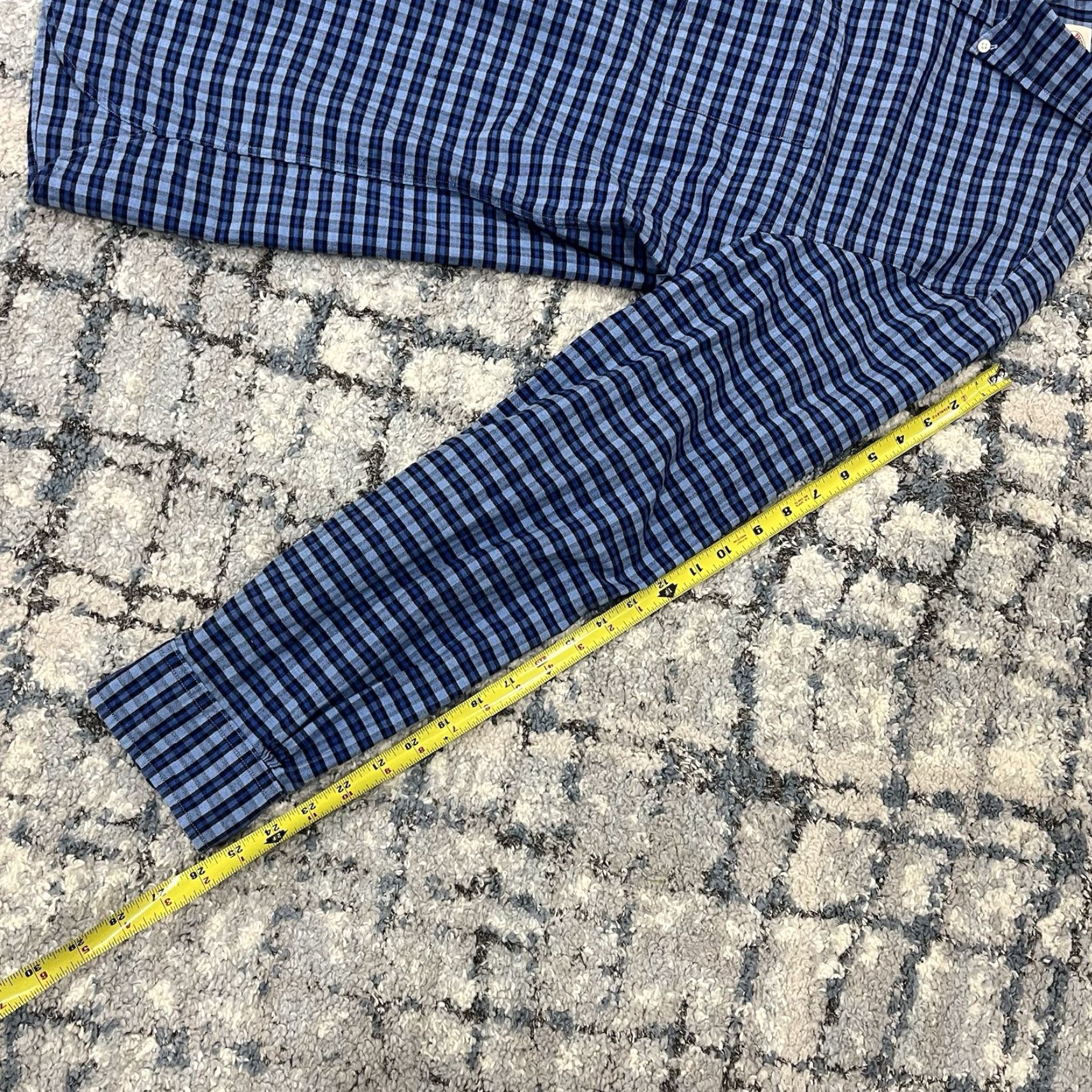 Brooks Brothers Brooks Brothers Red Fleece Button-Up Shirt Mens XXL Plaid Blue Shirt Size US XXL / EU 58 / 5 - 7 Thumbnail
