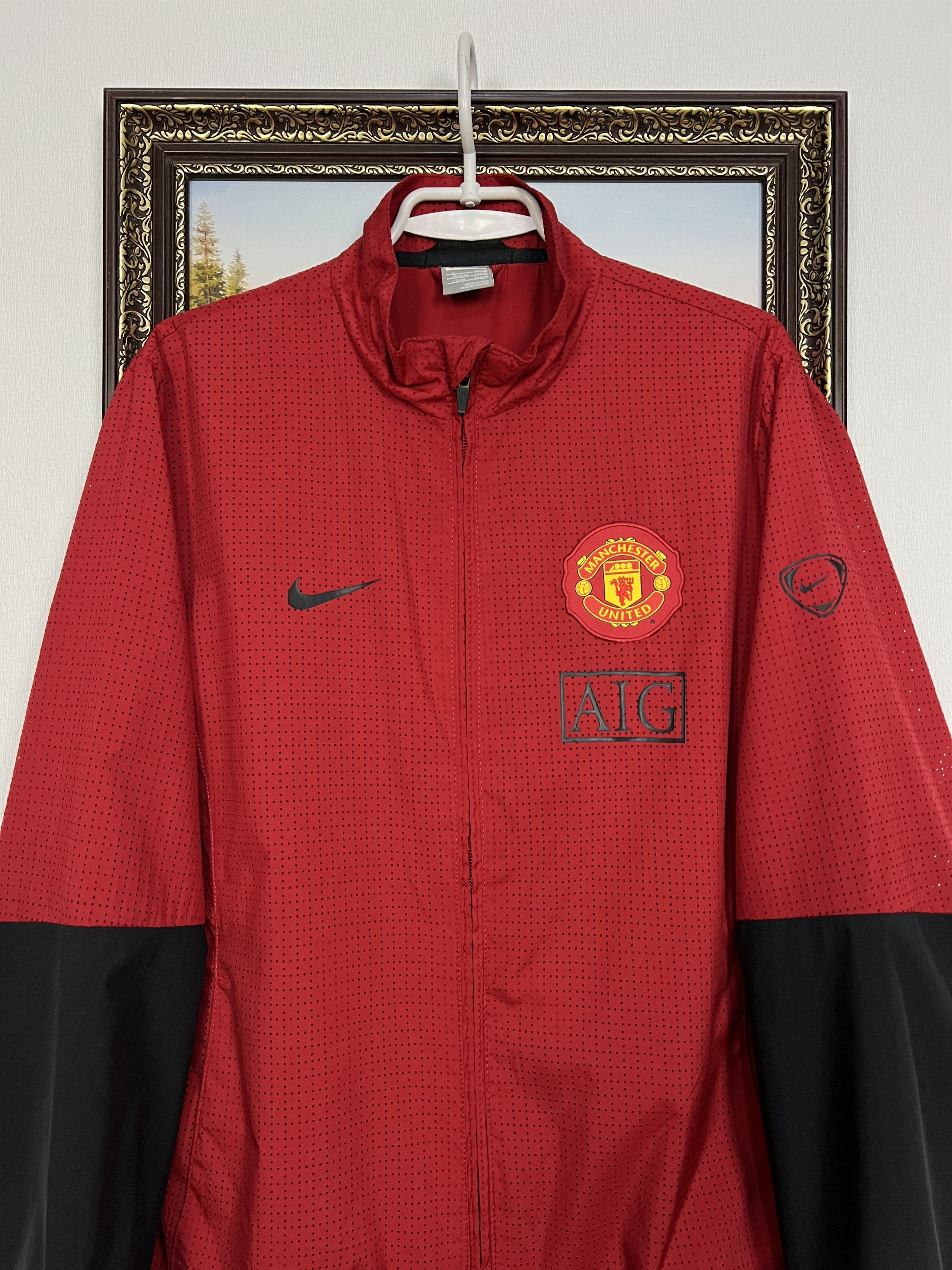 Nike Vintage Manchester United Football Jacket Soccer Track Top Size US L / EU 52-54 / 3 - 2 Thumbnail
