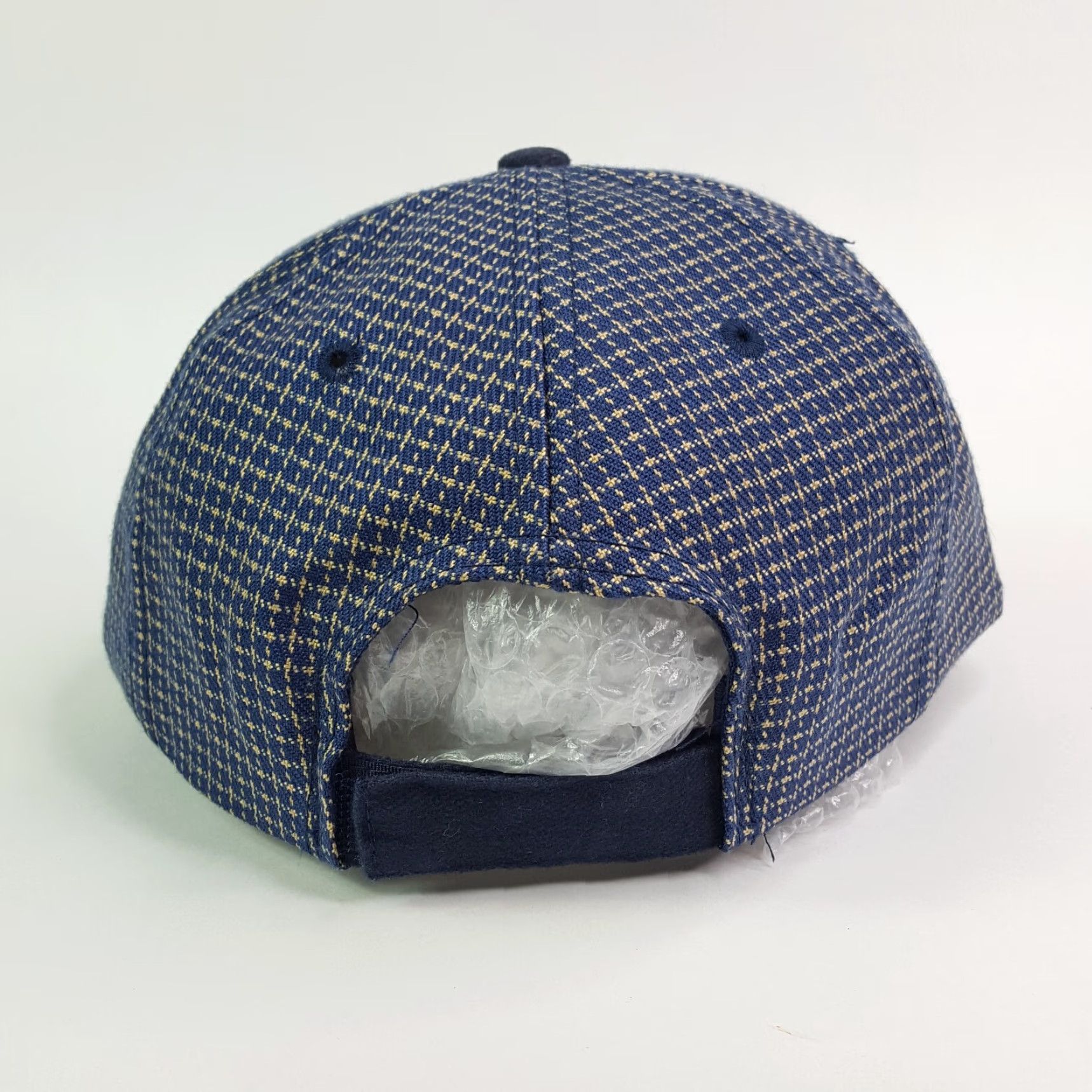 Vintage Vintage Blue Plaid Wool Adjustable Snapback Hat Baseball Cap Sports Size ONE SIZE - 5 Thumbnail