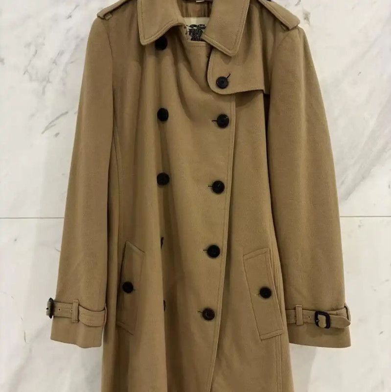 Burberry Burberry Camel Double-Breasted Wool Coat Size XL / US 12-14 / IT 48-50 - 1 Thumbnail