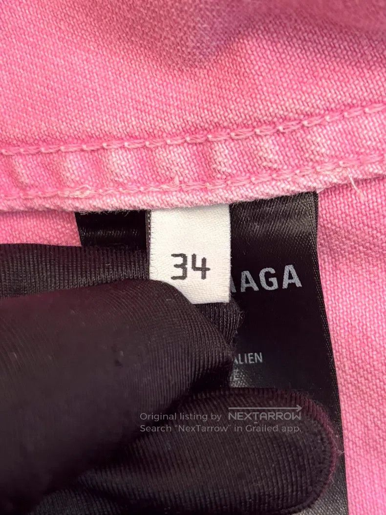 Balenciaga Balenciaga Valentine's Day Series Pink Alphabet Logo Denim Size XXS / US 00 / IT 34 - 6 Thumbnail