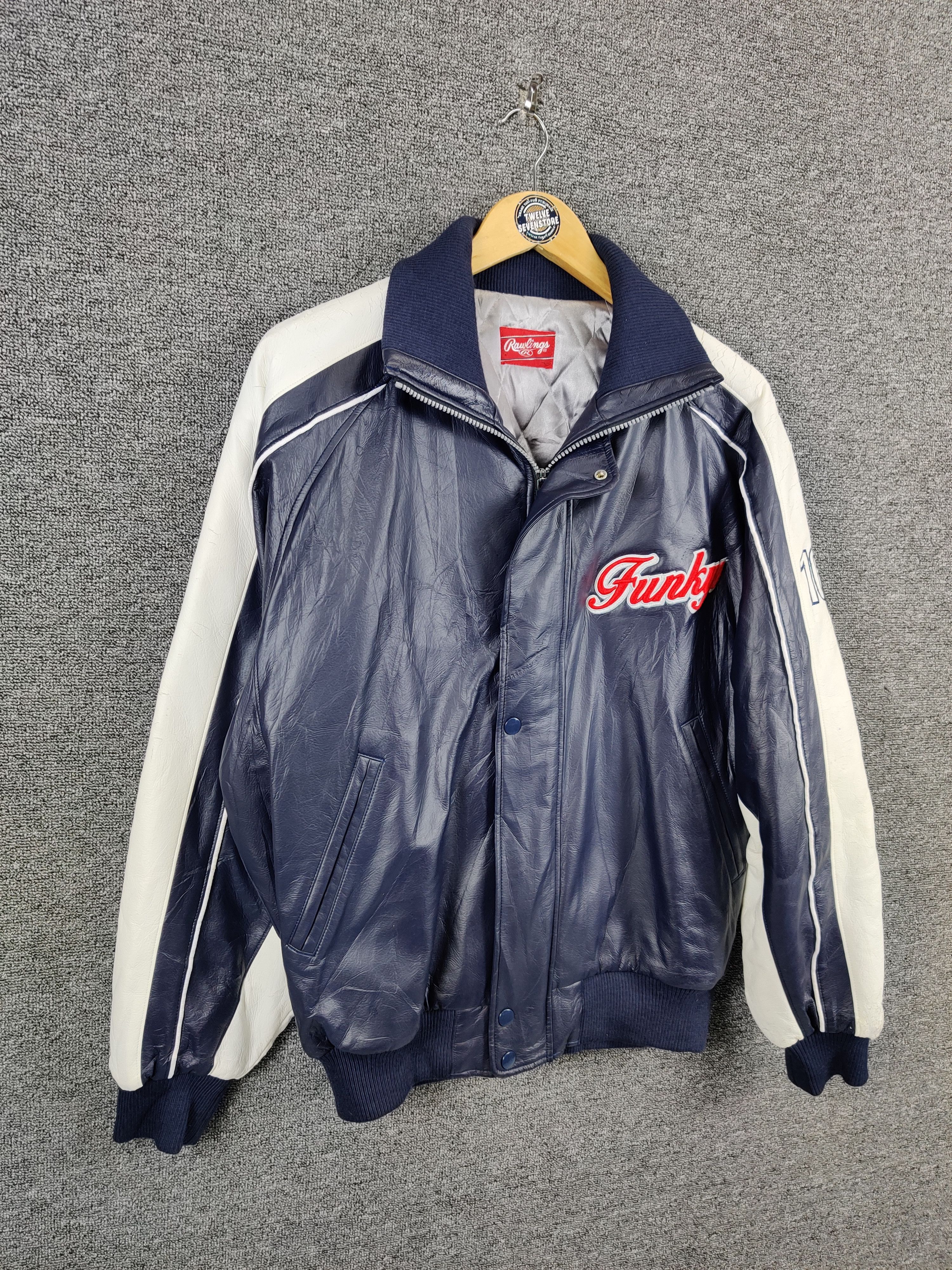 Japanese Brand Vintage Rawlings Funkys Bomber Jacket Size US L / EU 52-54 / 3 - 5 Thumbnail