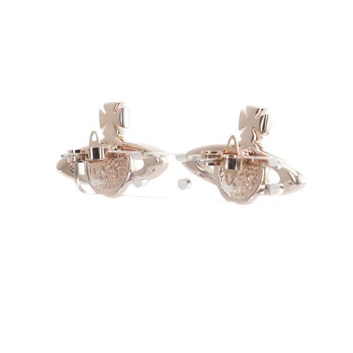 Vivienne Westwood Vivienne Westwood Mini Bas Relief Rose Gold Earrings -2507 Size ONE SIZE - 2 Thumbnail