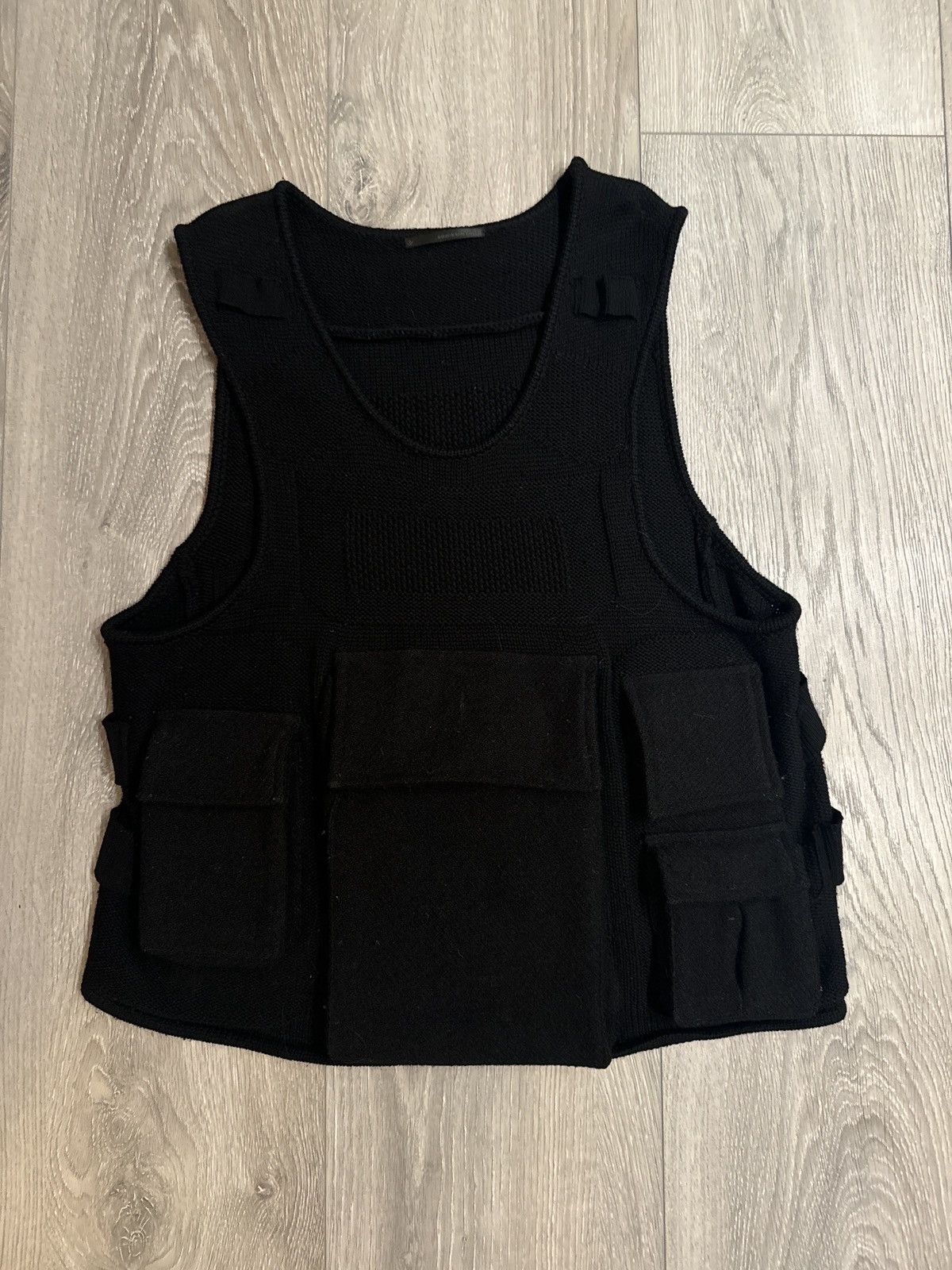 Maharishi Maharishi AW16 knitted ballistic vest Grailed
