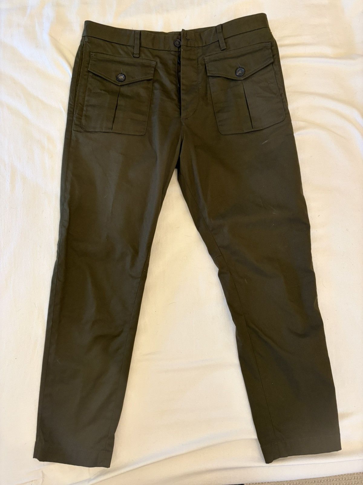 Dsquared2 Dsquared2 Cotton Pants/Chinos - 34 Size US 34 / EU 50 - 1 Thumbnail