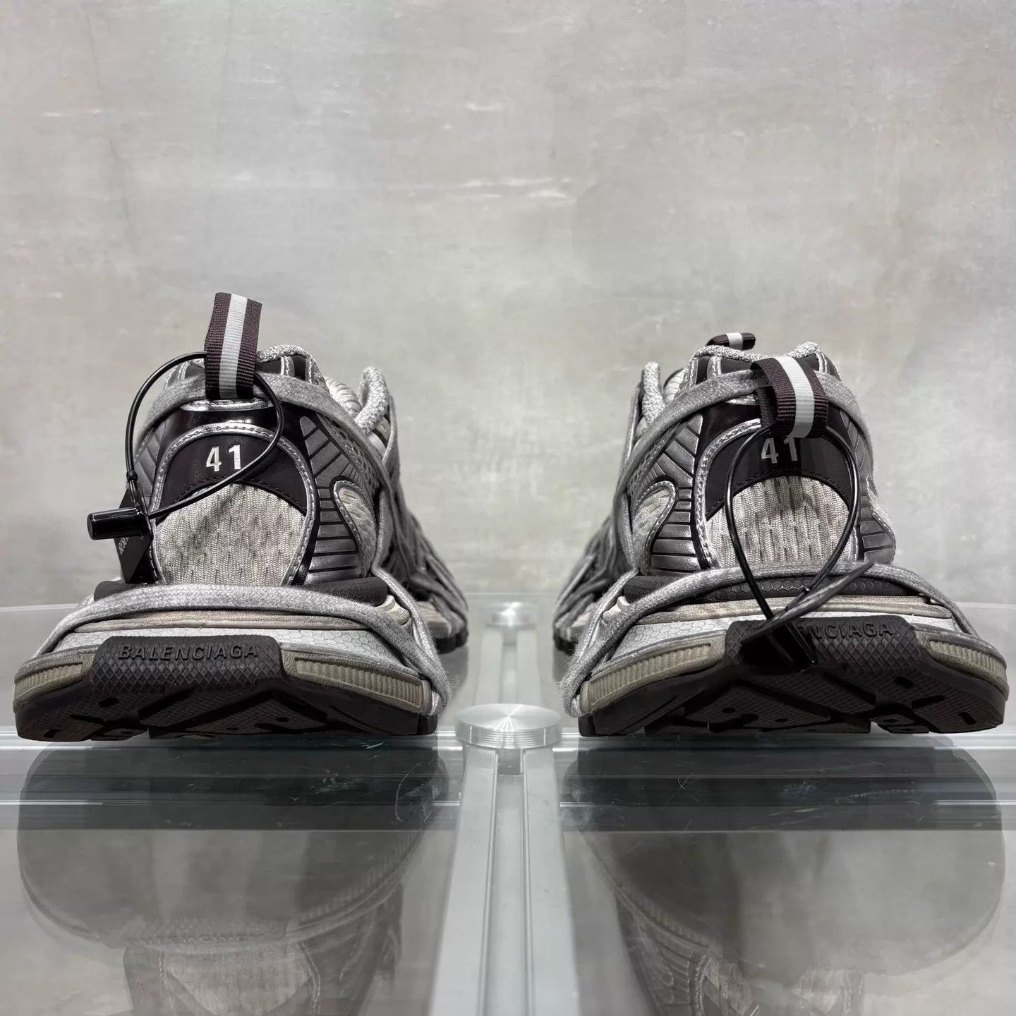 Balenciaga Balenciaga 3XL Crazy Lacing Dad Shoe Gray 41 Size US 8 / EU 41 - 6 Thumbnail