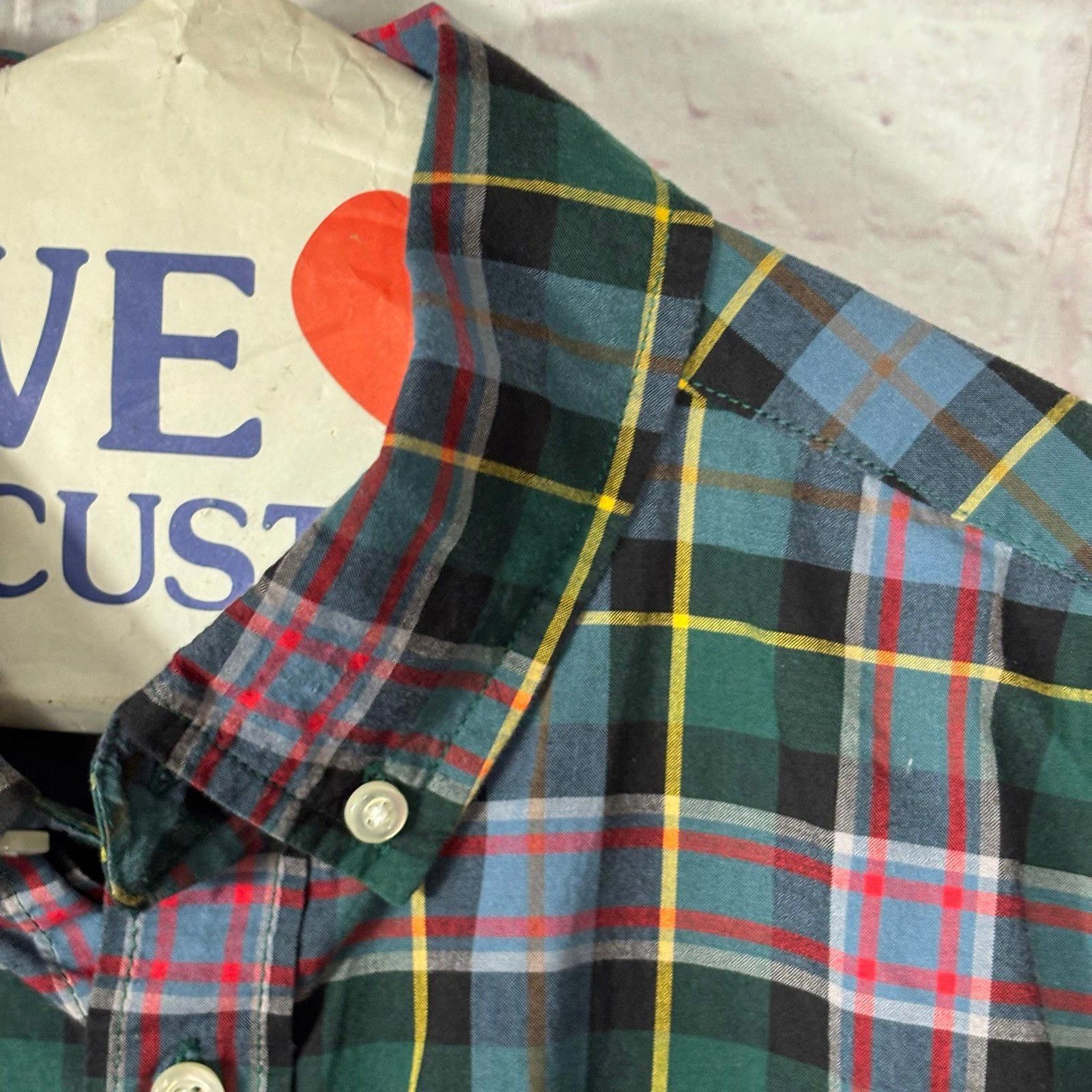 Lands' End Lands' End Flagship Plaid Boys Large (14/16) Shirt Size US XL / EU 56 / 4 - 5 Thumbnail