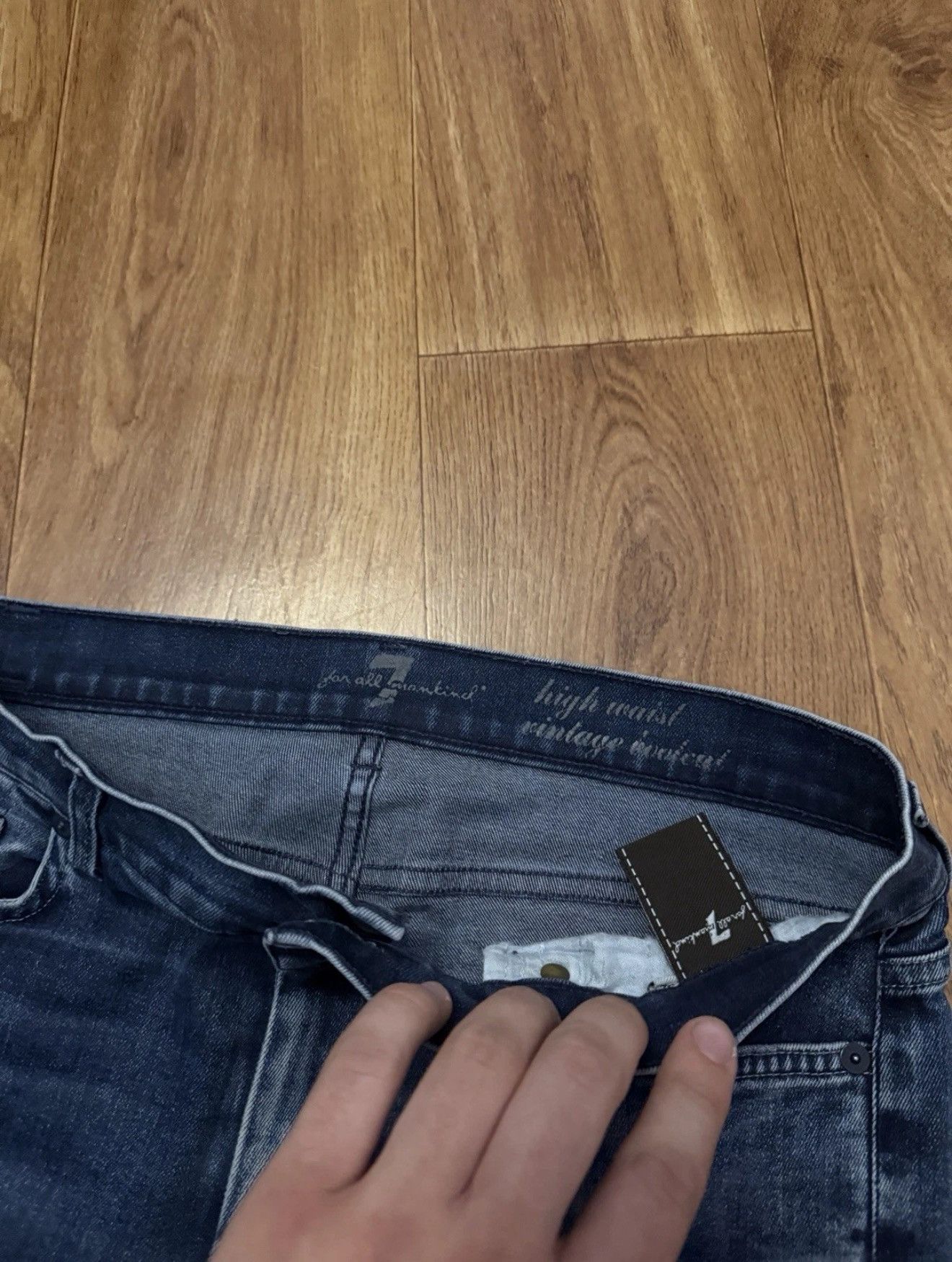 7 For All Mankind 7 For All Mankind Hype Flared Jeans Denim Pants Italy Made Size US 32 / EU 48 - 4 Thumbnail