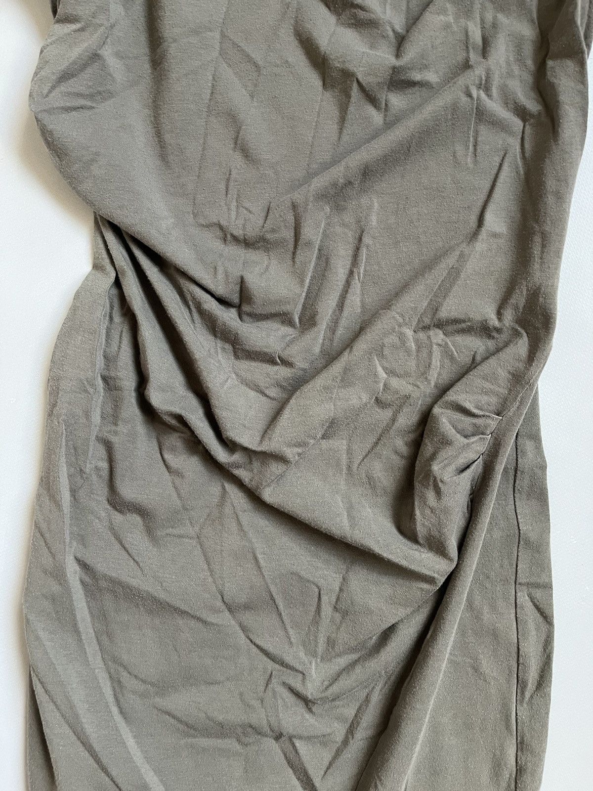 Brunello Cucinelli Brunello Cucinelli Grey Cotton Asymmetrical Sleeveless Dress Size XS / US 0-2 / IT 36-38 - 11 Thumbnail