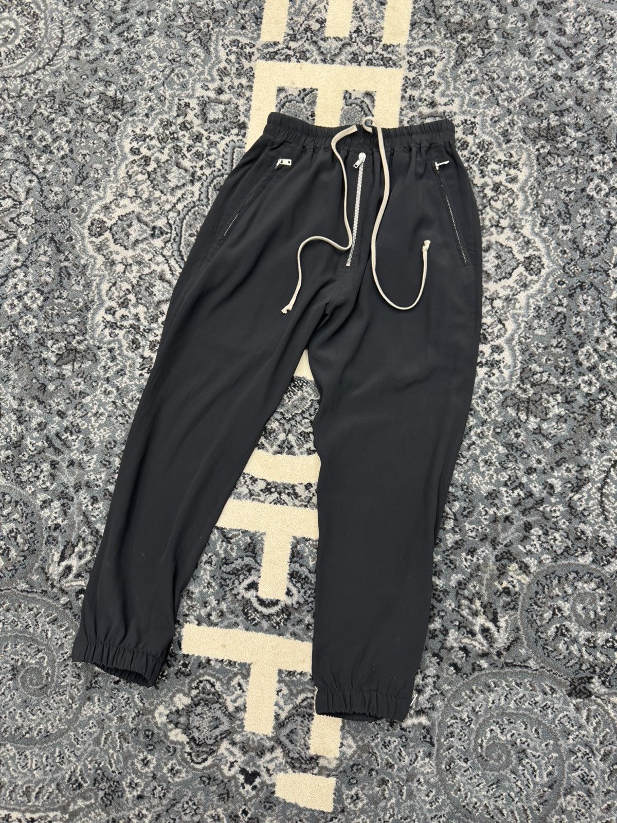 Rick Owens Rick owen drawstring joggers Size US 31 - 1 Thumbnail