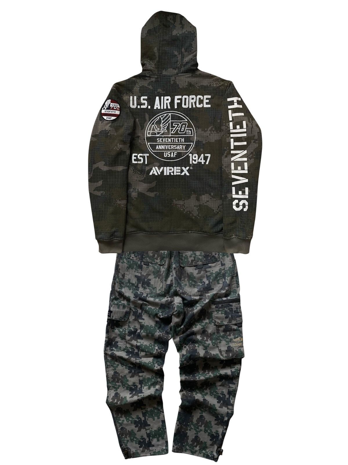 Avirex AVIREX THERMOLITE US AIR FORCE 70th ANNIVERSARY FULLSET CAMO Size US XL / EU 56 / 4 - 2 Thumbnail