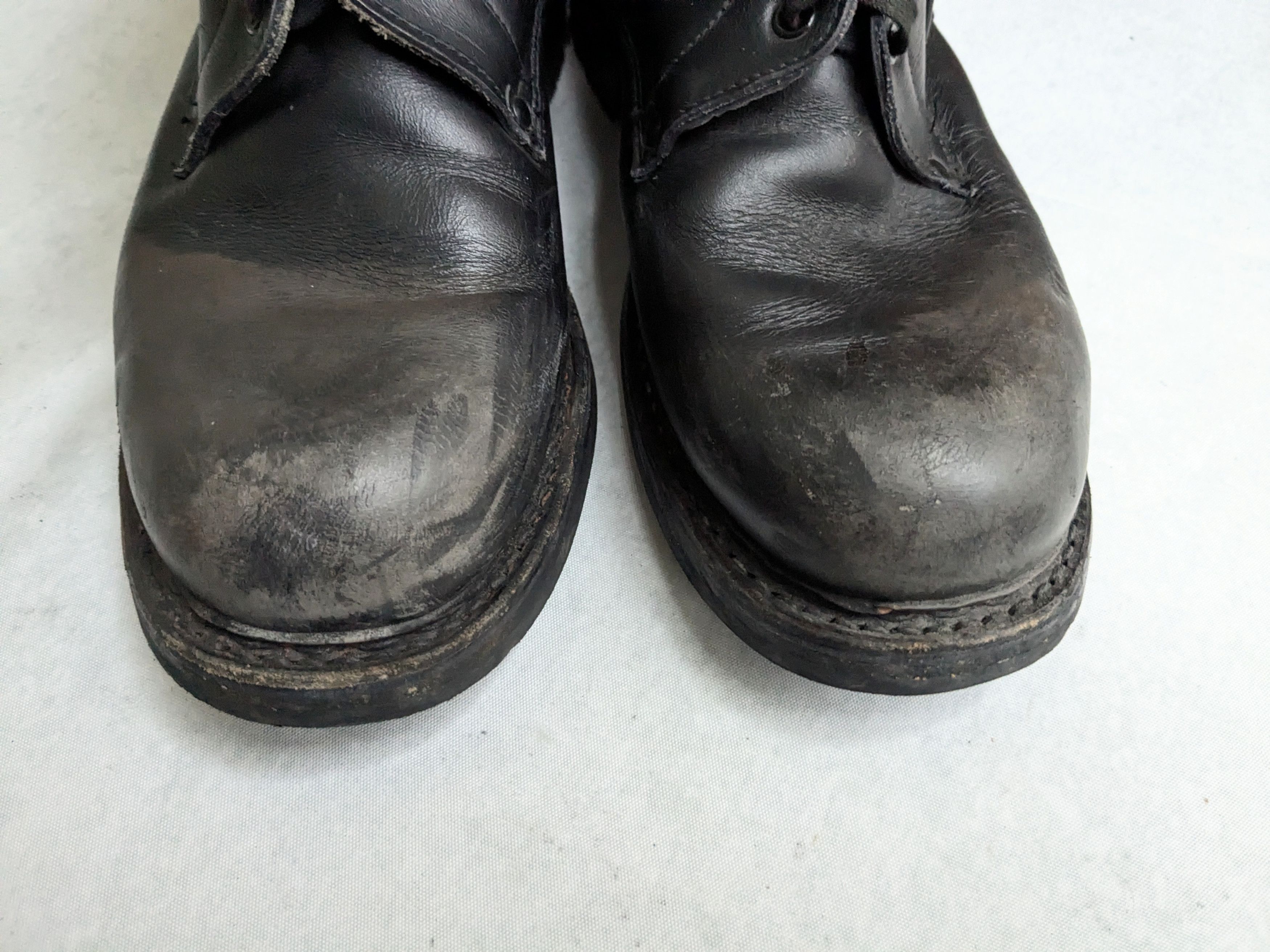Genuine Leather Derisi Combat Boots Black 9 42 Paratrooper Military Size US 9 / EU 42 - 4 Thumbnail