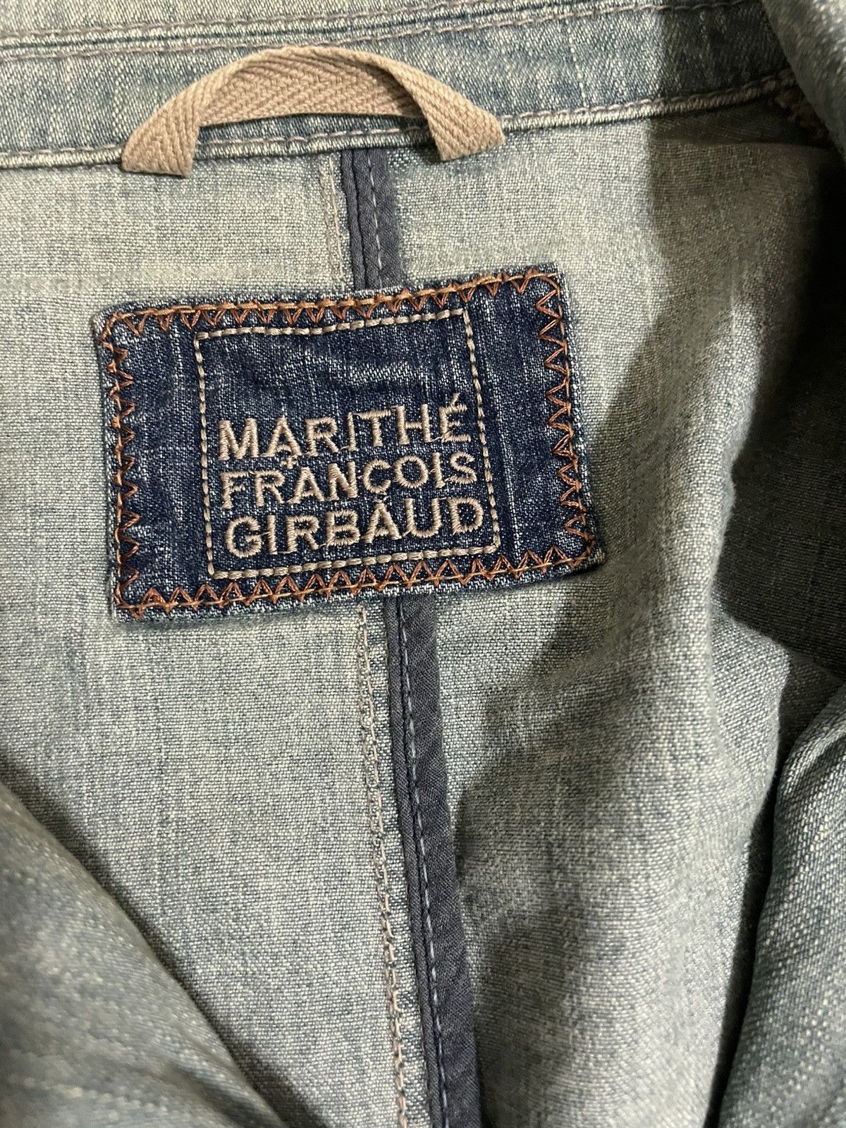 Marithe + Francois Girbaud Marithe Francois Girbaud Denim Jacket Italian Designer Size US M / EU 48-50 / 2 - 3 Thumbnail