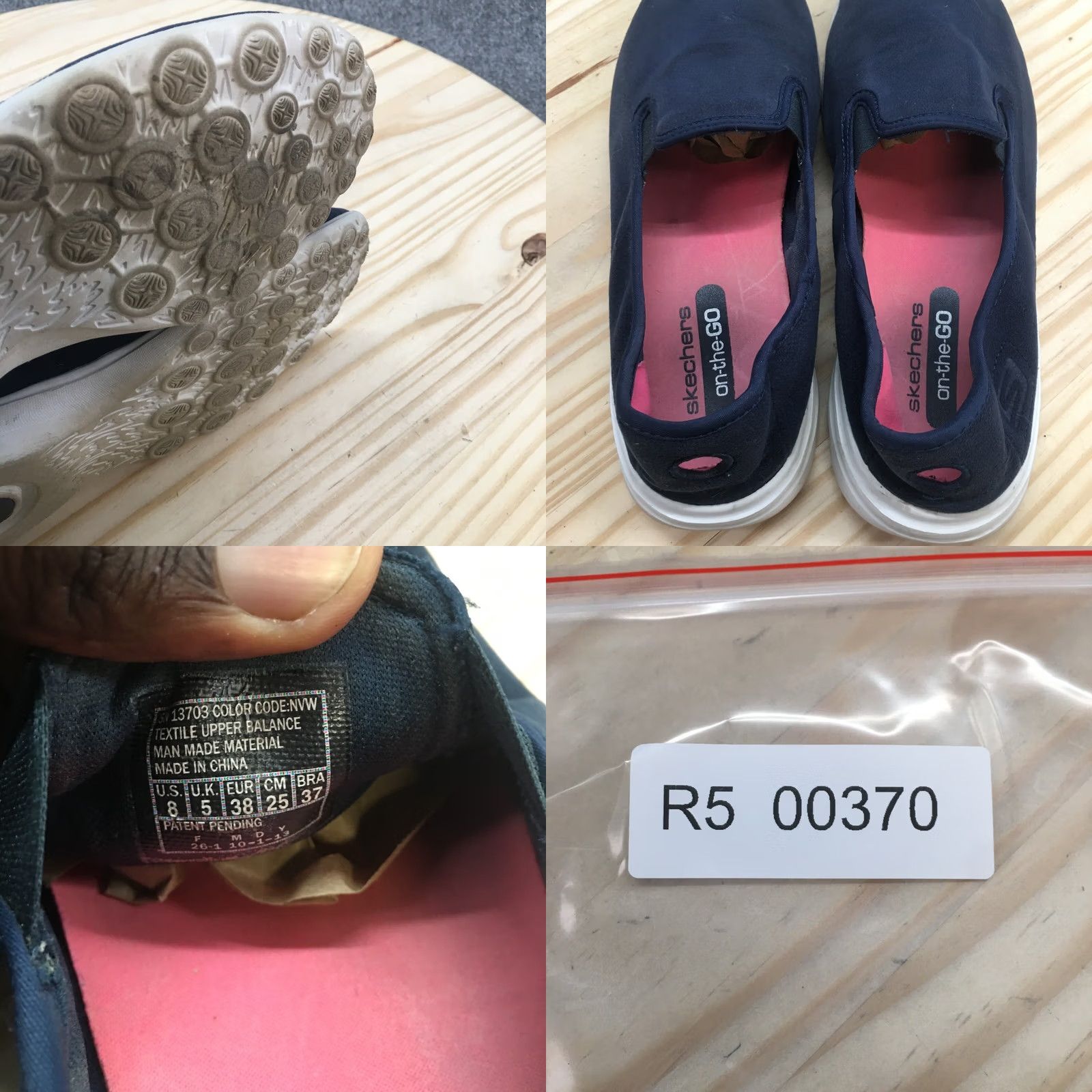 SKECHERS Skechers On The Go Loafer Womens 8 Blue Slip On Round Toe Casual Comfort Shoes Size US 8 / IT 38 - 9 Thumbnail