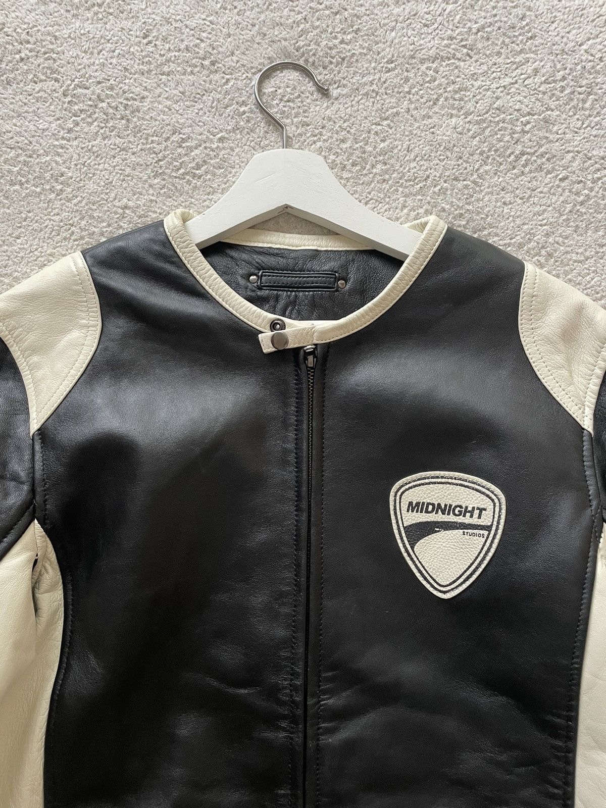 Midnight Studios Midnight Studios ‘Suicide Moto’ Calf Leather Biker Jacket Size US S / EU 44-46 / 1 - 4 Thumbnail