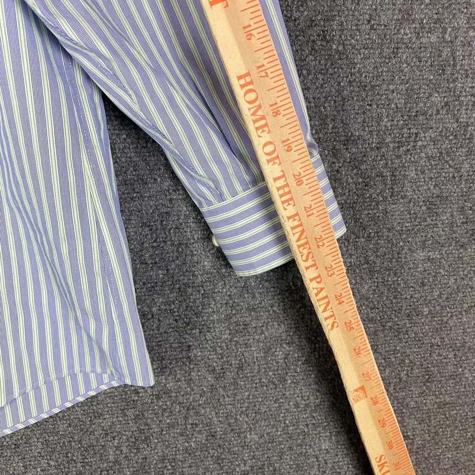 Kirkland Signature Kirkland Dress Shirt Men's 15.5 32 Striped Extra Long Staple Size US S / EU 44-46 / 1 - 7 Thumbnail