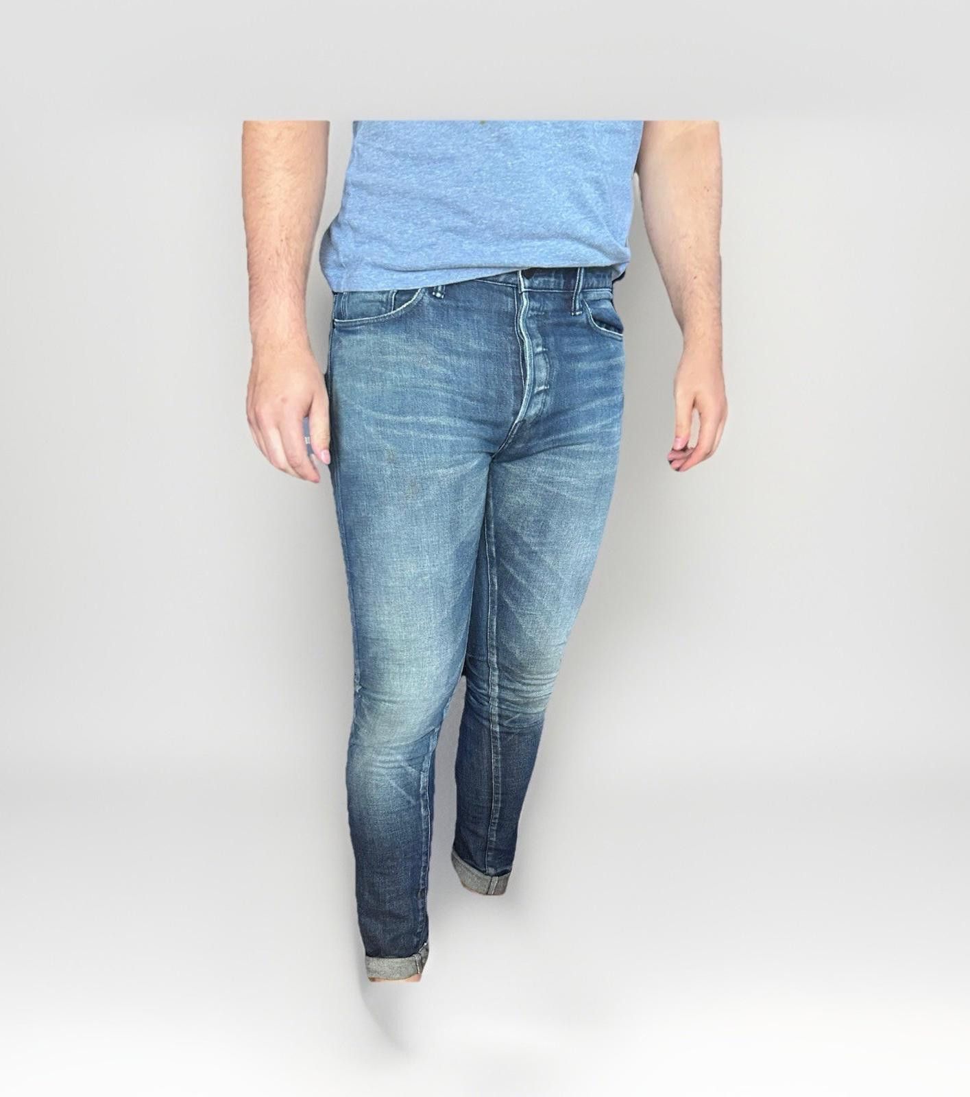 John Elliott John Elliott Skinny Jeans Blue W32 Made in Japan Denim Size US 32 / EU 48 - 1 Thumbnail