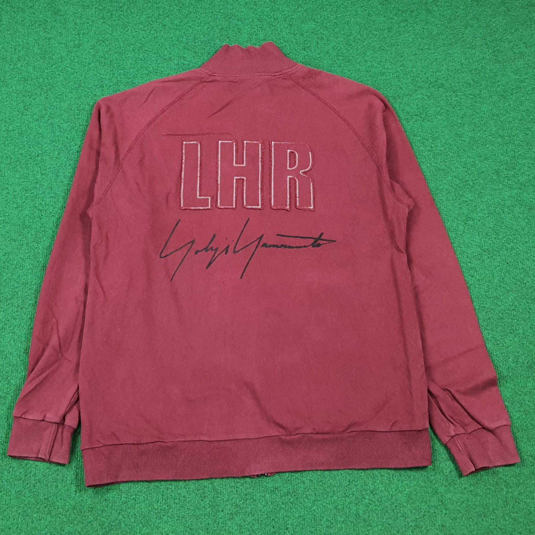 Adidas LHR Track Zipper Jacket Custom Yohji Logo C278N1