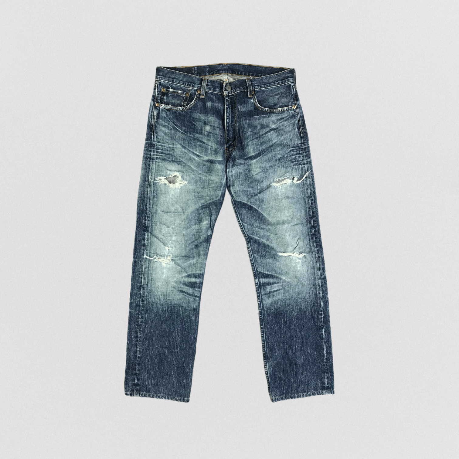 Levi's × Vintage Vintage 90s Blue Wash Levis 505 Jeans-JM3277 Size US 34 / EU 50 - 1 Thumbnail