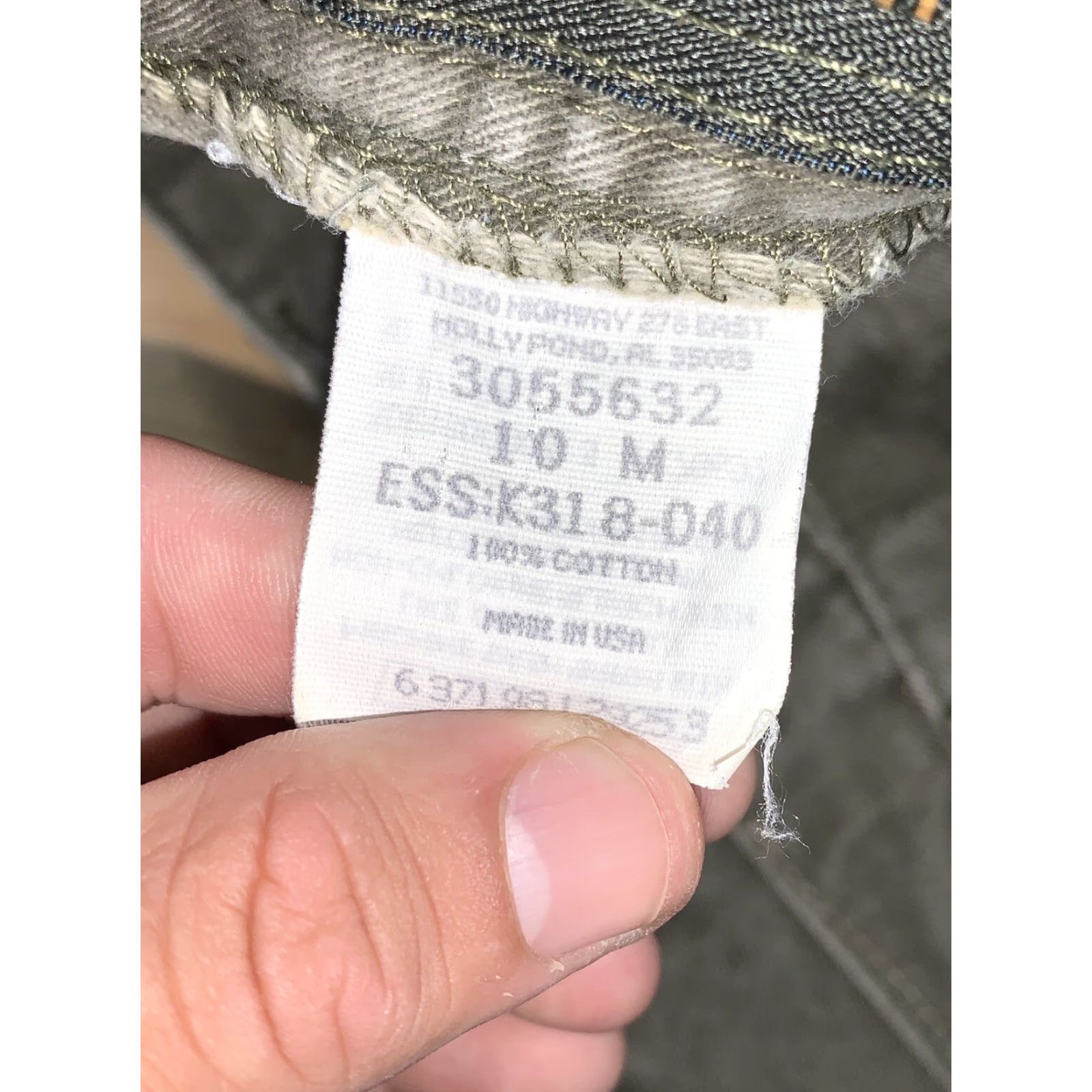 Lee VINTAGE Lee Original Green jeans 100% Cotton 10M Womens Blue 5-Pocket Design Regular Fit High Rise USA Denim Shirt? Size 32" / US 10 / IT 46 - 6 Thumbnail
