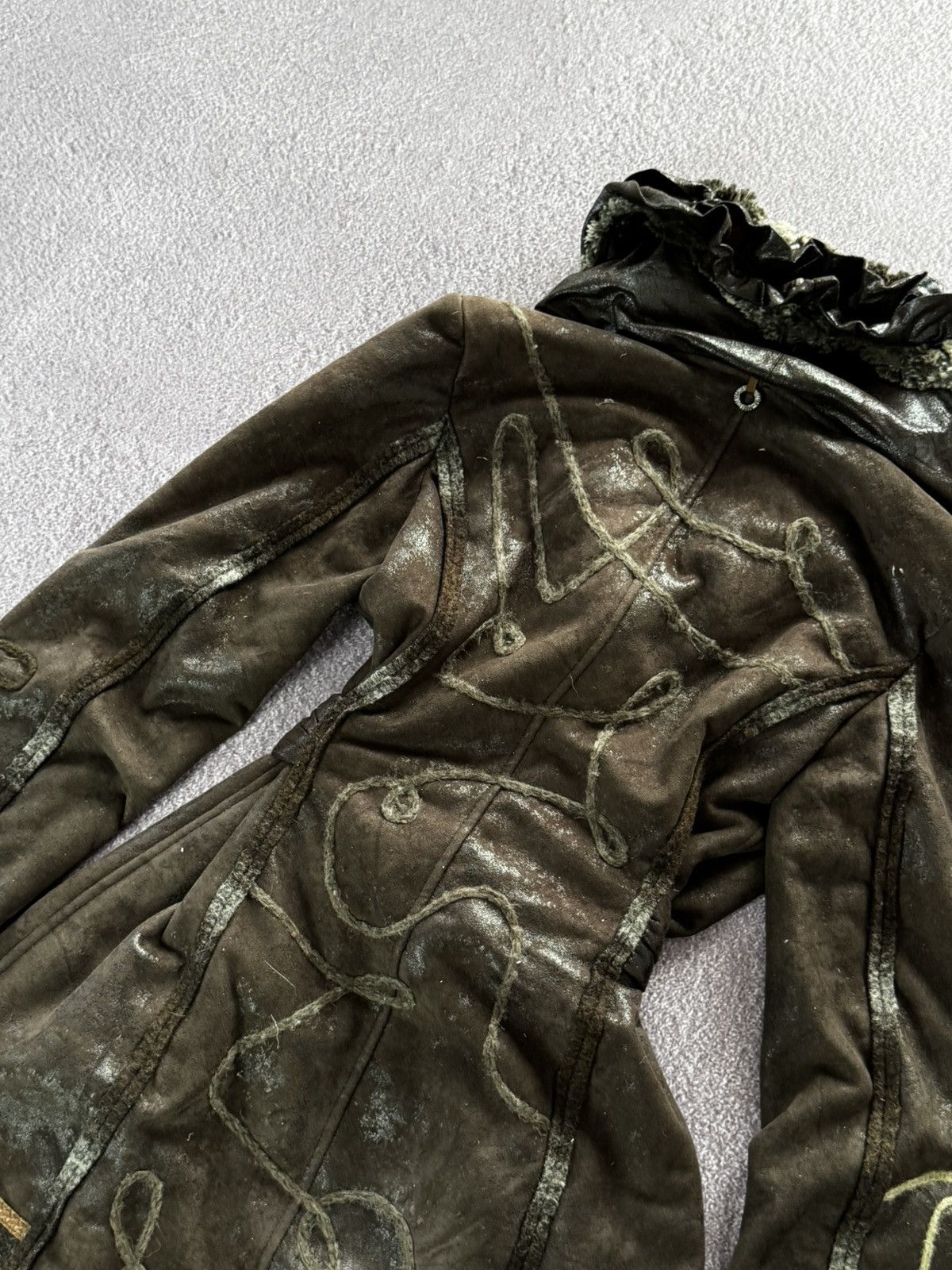 Hysteric Glamour Save The Queen 2000s Aesthetic Designer Coat Size M / US 6-8 / IT 42-44 - 11 Thumbnail