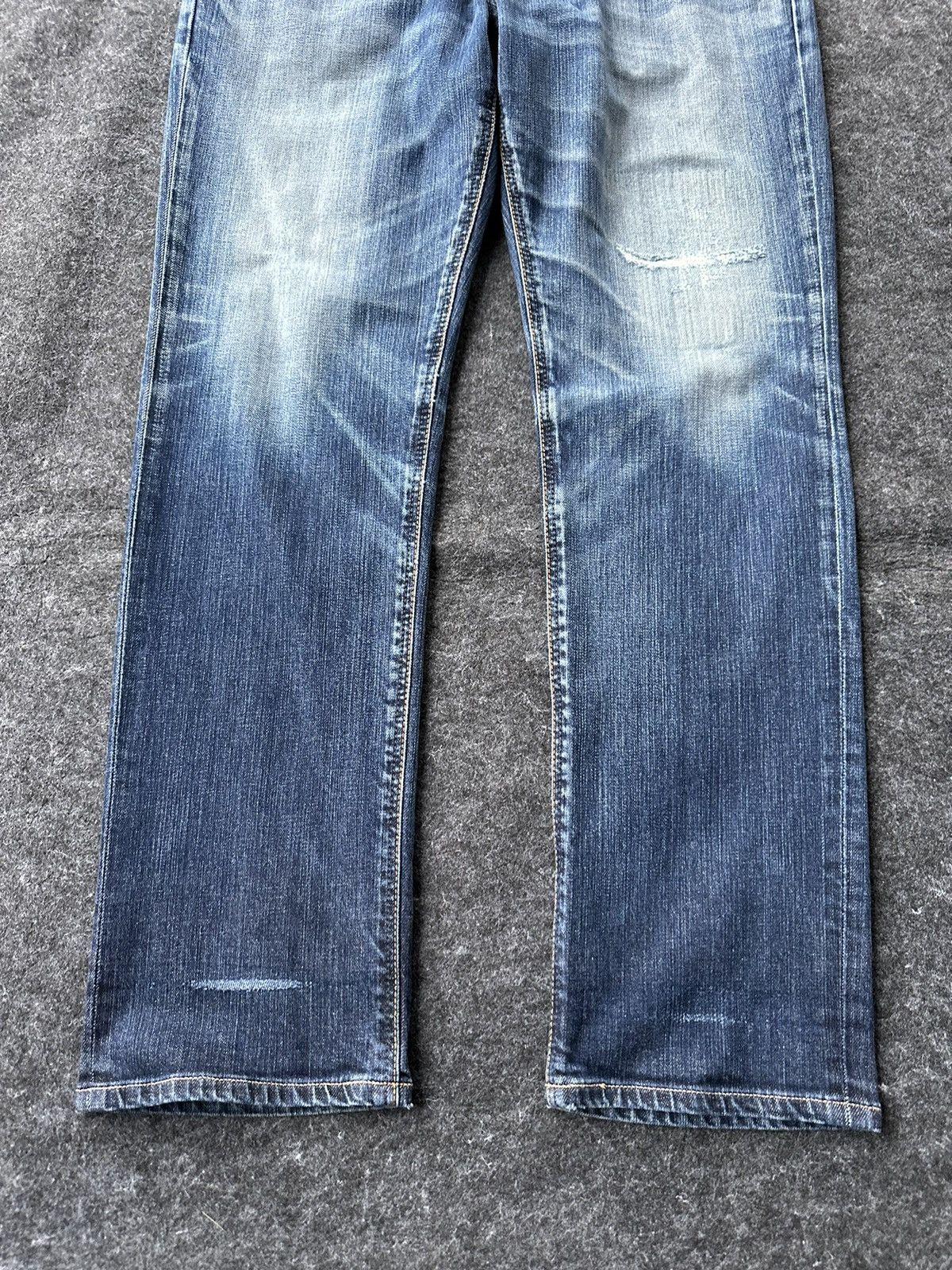 Beauty Beast × Edwin × Japanese Brand Vintage Edwin 503 Japan Distressed Denim D403 Size US 34 / EU 50 - 3 Thumbnail