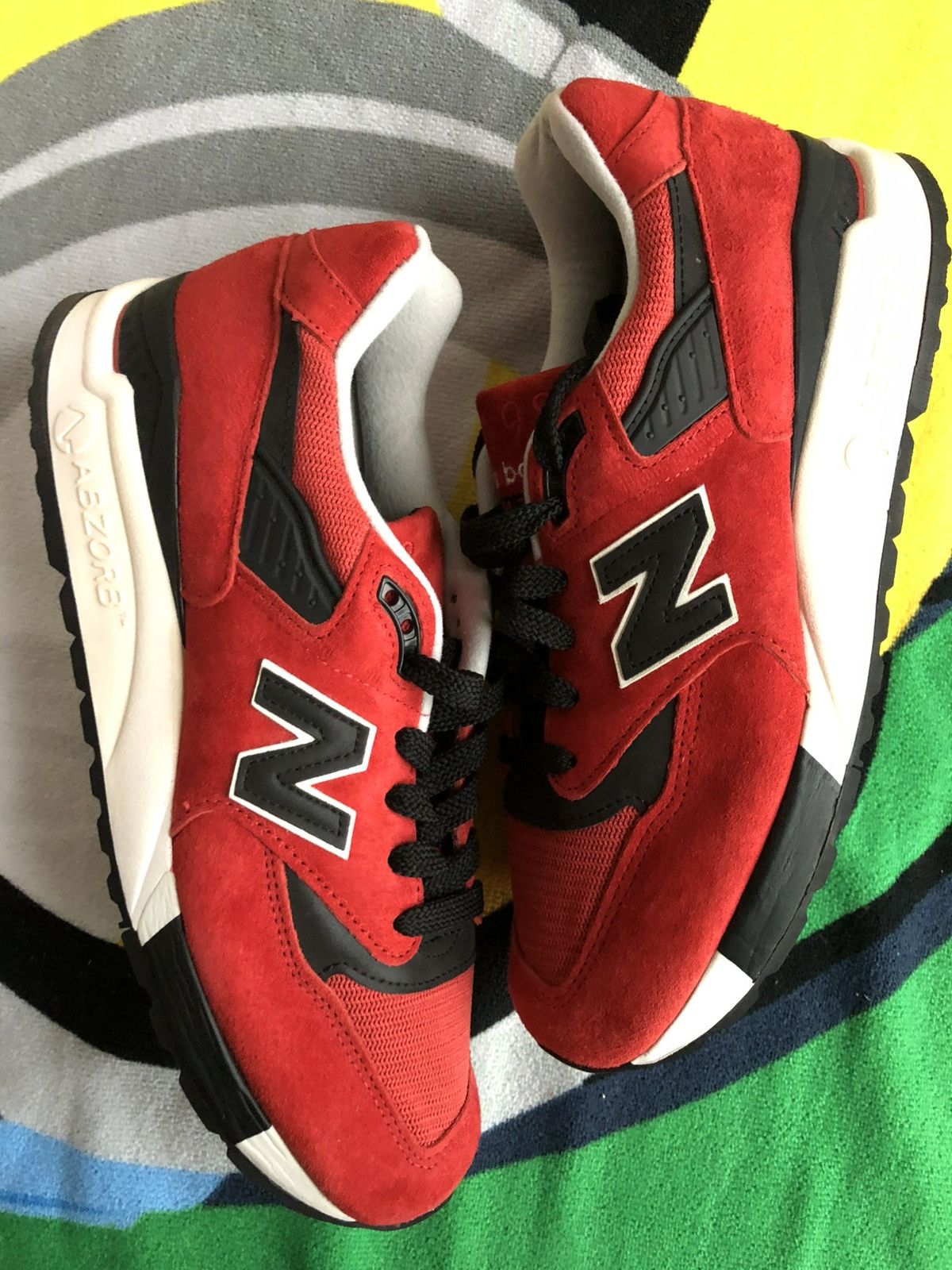 New Balance 8.5 New Balance 998 American Rebel White Red suede reflectiv Size US 8.5 / EU 41-42 - 19 Thumbnail
