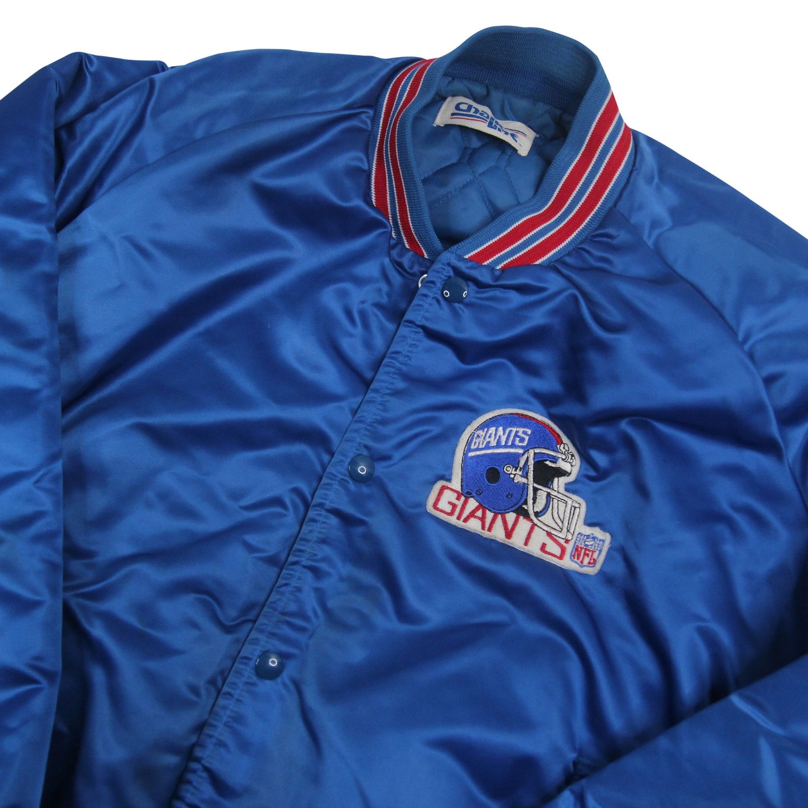 Chalk Line × NFL × Vintage Vintage Chalk Line New York Giants Satin Jacket Size US XL / EU 56 / 4 - 2 Thumbnail