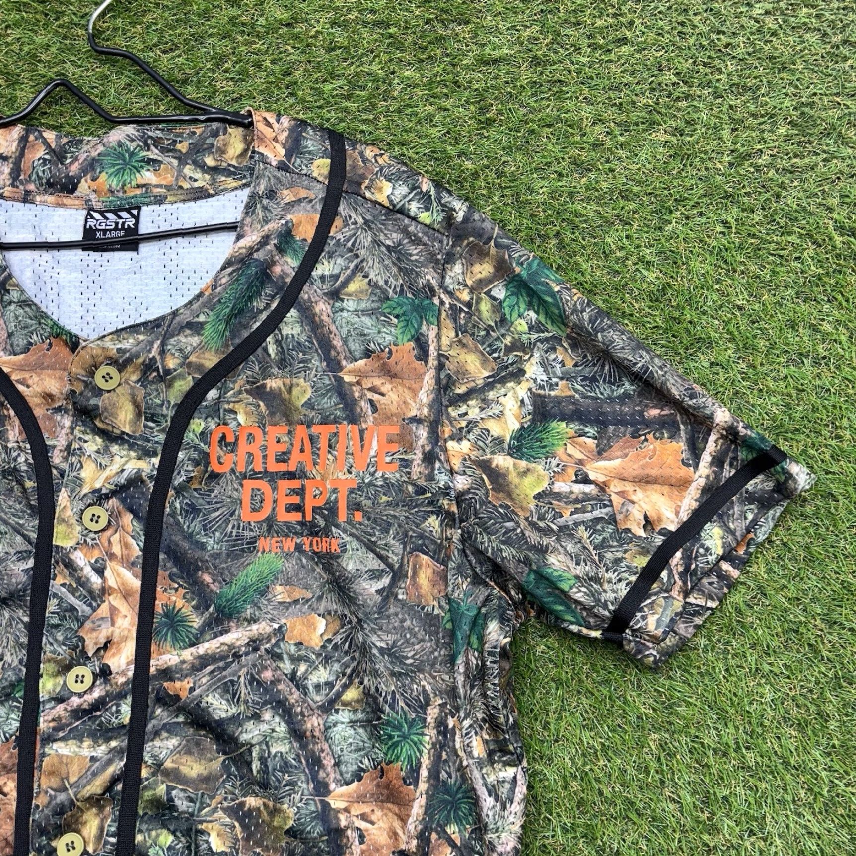 G-Star G Star Raw Camo Jersey Shirt Mens XL Short Sleeve Button Up AOP Creative Dept. Cotton Jersey Green 2020-2029 Mens Shirt XL Camouflage Size US XL / EU 56 / 4 - 3 Thumbnail