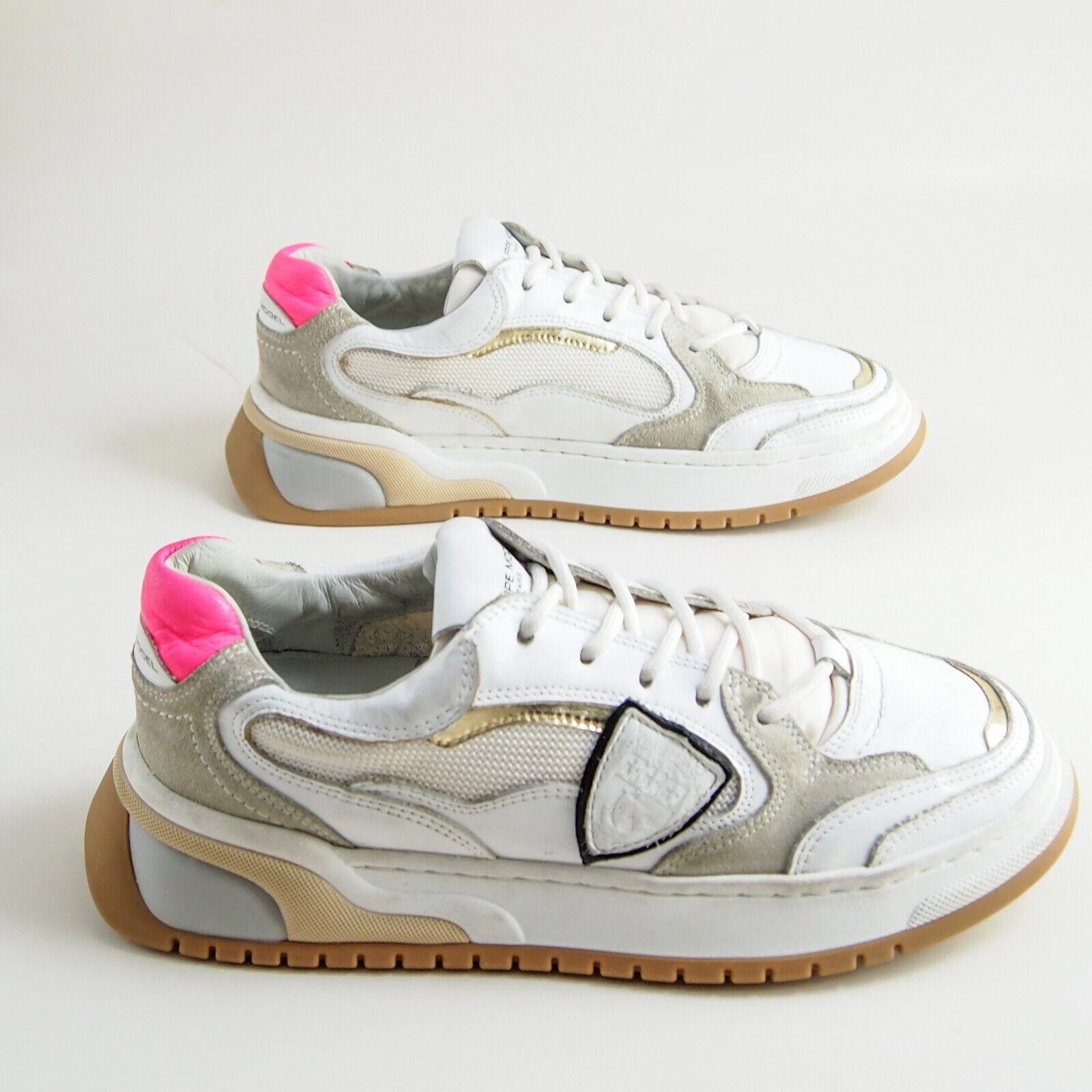 Philippe Model Philippe Model Saint Denis Sneakers White Leather EU 37 US 7 Size US 7 / IT 37 - 4 Thumbnail