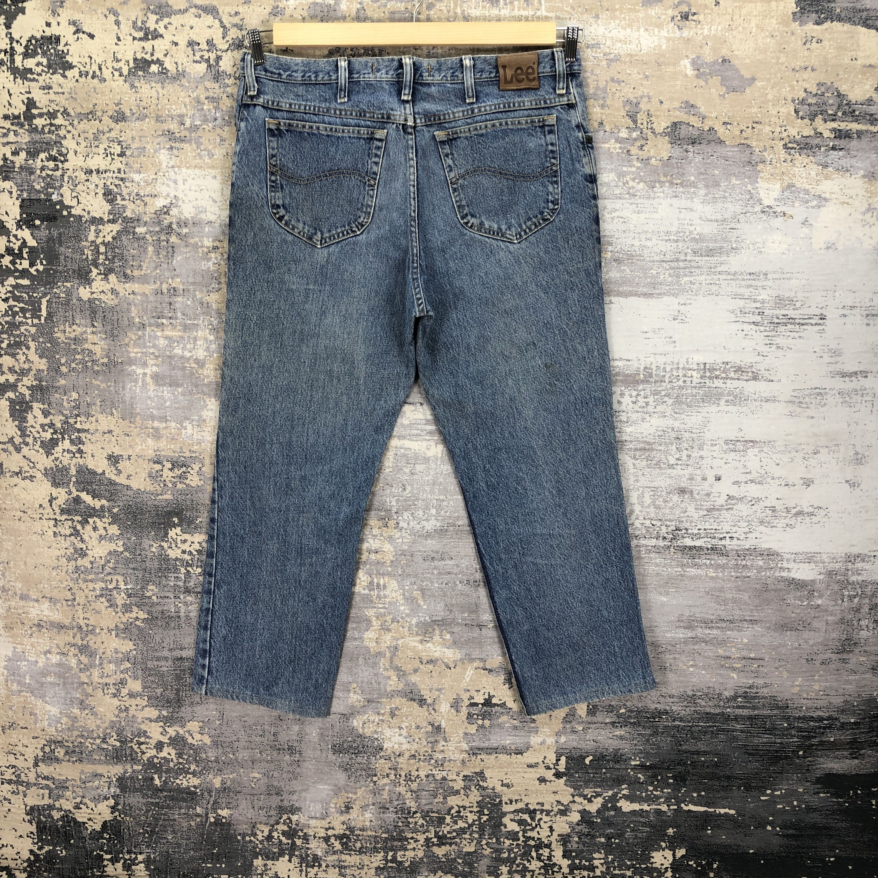 Lee Vintage Dirty Lee Stonewash Jeans Rusty Lee Cowboys Denim Size US 36 / EU 52 - 2 Thumbnail