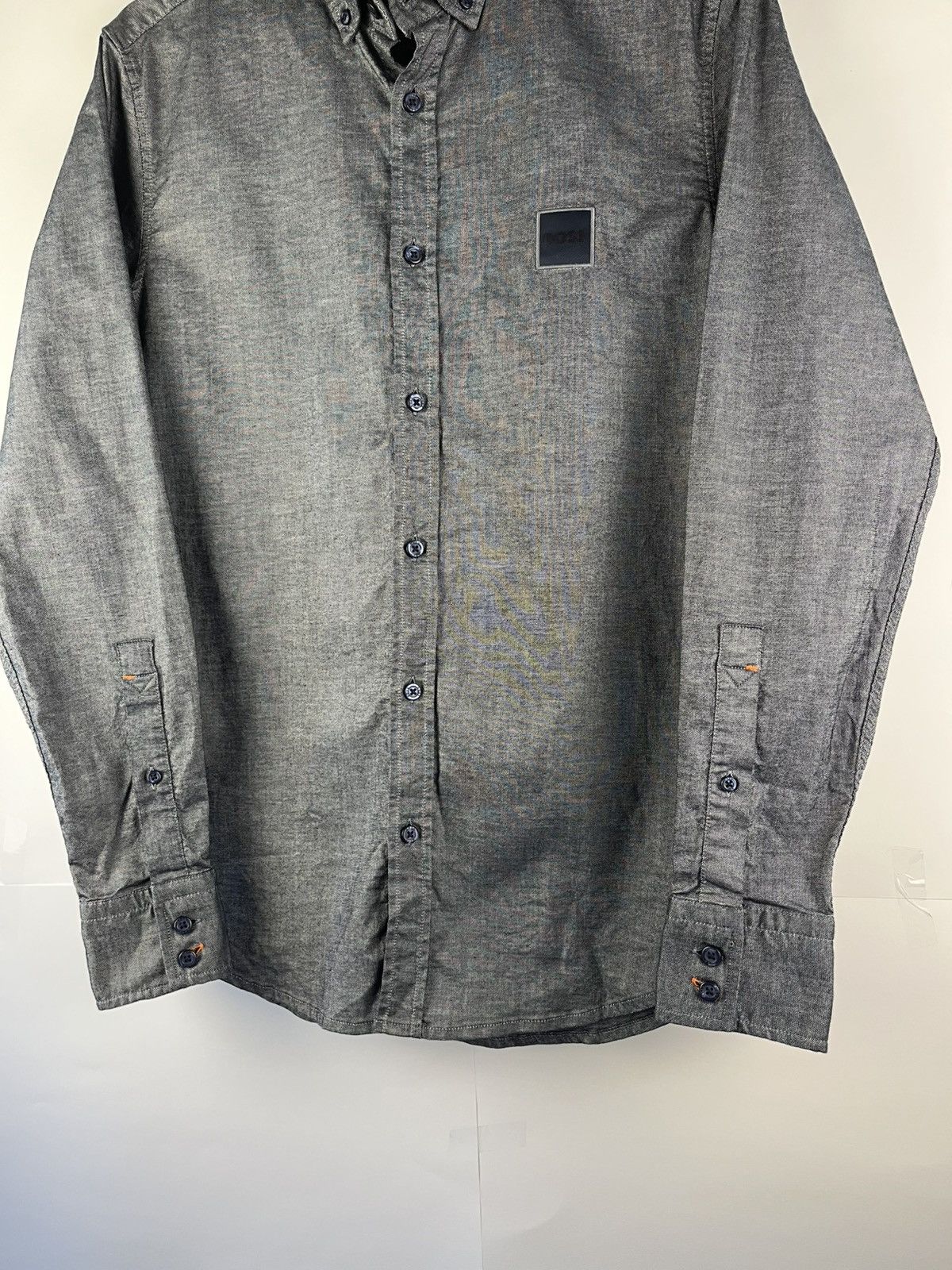 Hugo Boss Boss Hugo Boss Cotton Long Sleeve Shirt Button Up Size US S / EU 44-46 / 1 - 4 Thumbnail