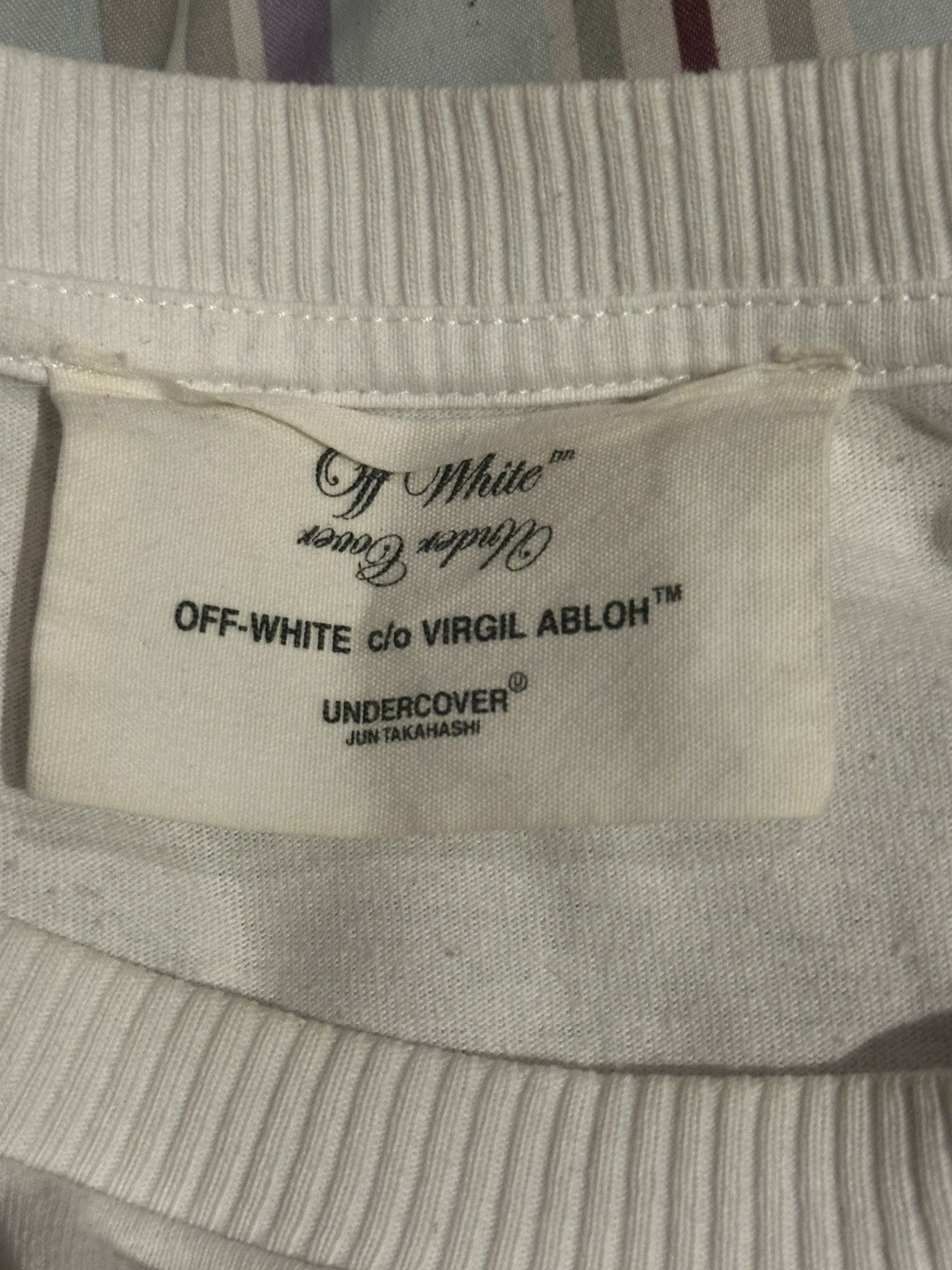 Off-White × Undercover OFF-WHITE Undercover Skeleton Dart T-shirt Size US L / EU 52-54 / 3 - 6 Thumbnail
