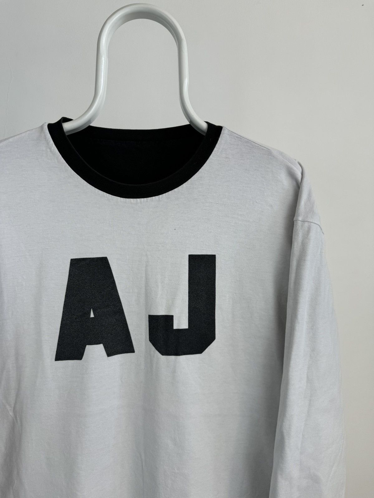 Armani Vintage Rare Armani Jeans Two Sides Big Logo Long Sleeve Size US L / EU 52-54 / 3 - 6 Thumbnail