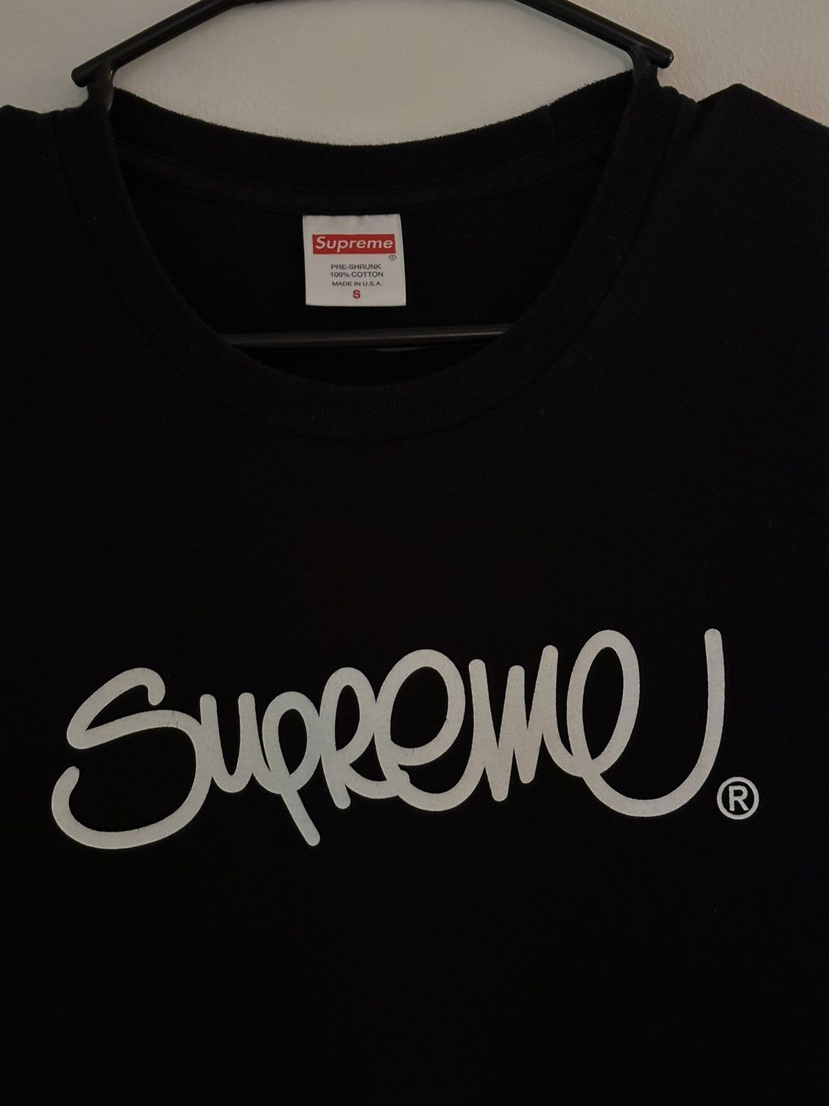 Supreme Supreme Handstyle Tee Size US S / EU 44-46 / 1 - 2 Thumbnail