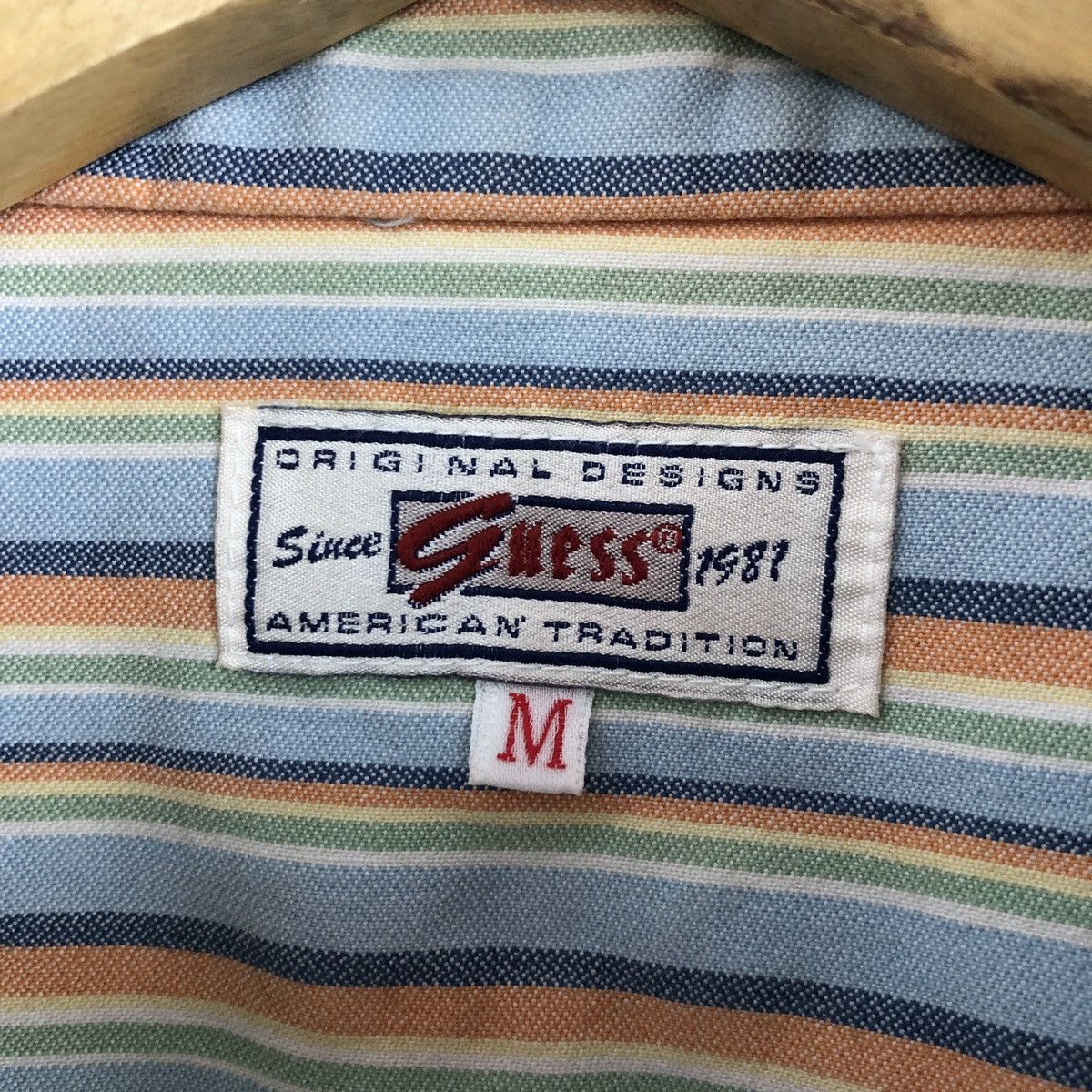 Guess × Japanese Brand × Vintage GUESS STRIPE RAINBOW COTTON JACKET Size M / US 6-8 / IT 42-44 - 6 Thumbnail