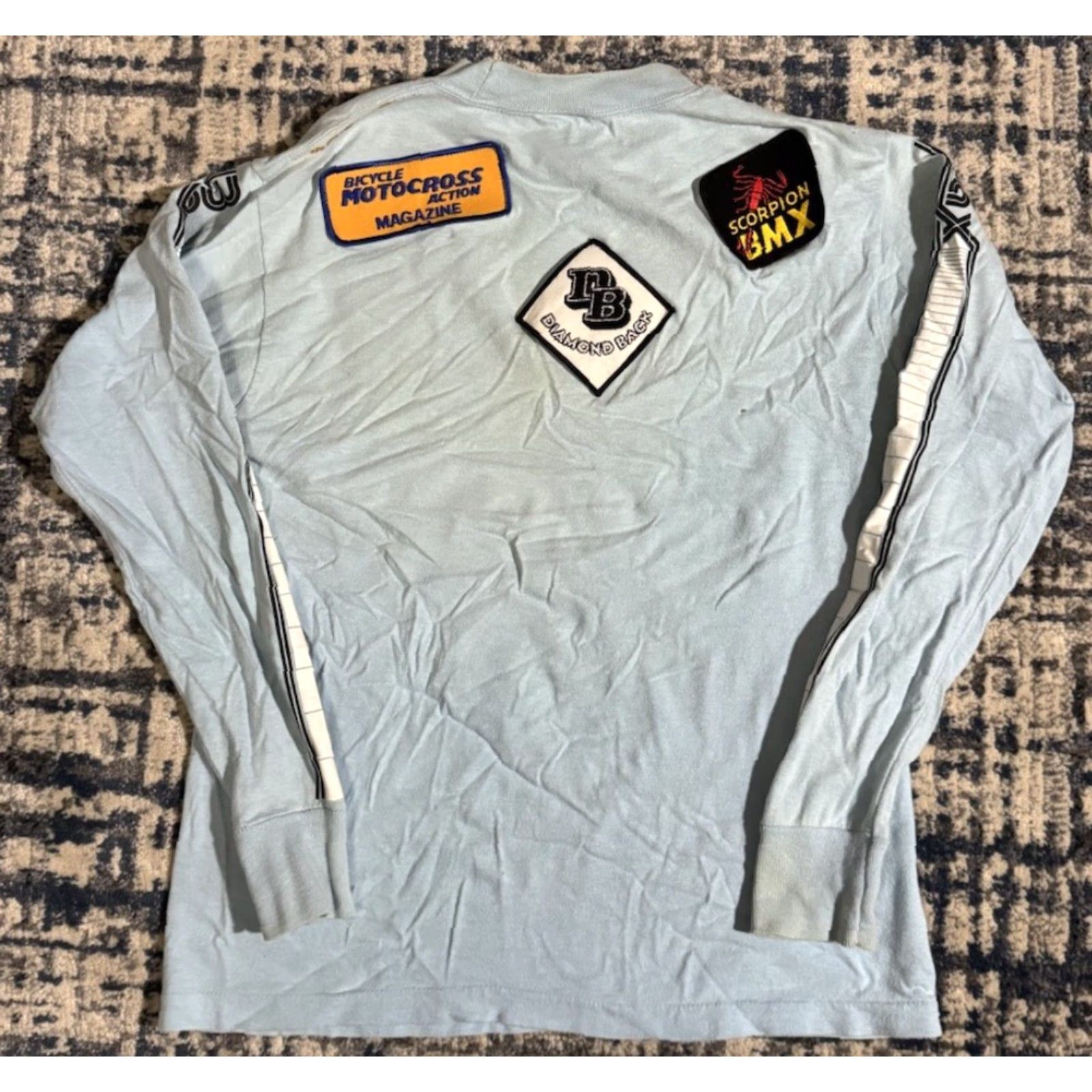 Anvil VINTAGE 80s Max BMX Long Sleeve T Shirt S Haro Oakley Vans Scorpion Diamond Back Nike? Size US S / EU 44-46 / 1 - 6 Thumbnail