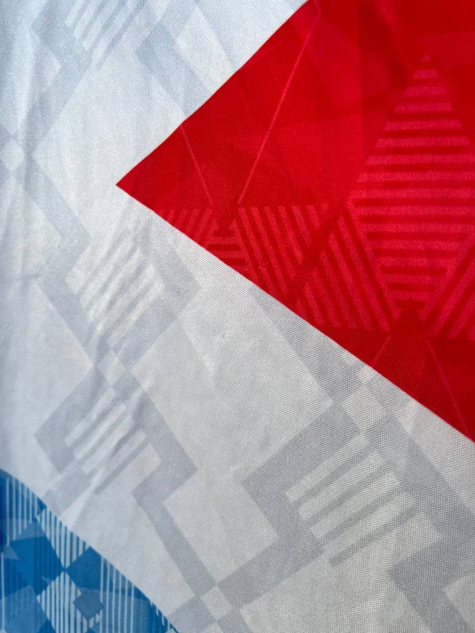 Sports Specialties 1990/92 ENGLAND TEAM SCORE DRAW REMAKE SOCCER JERSEY SHIRT M Size US M / EU 48-50 / 2 - 11 Thumbnail