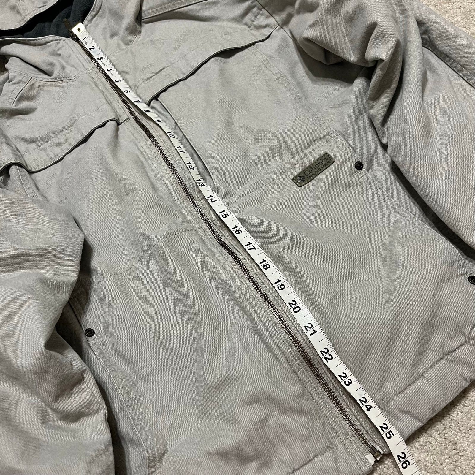 Columbia Columbia Blanket Lined Canvas Hooded Beige Jacket Medium Size US M / EU 48-50 / 2 - 4 Thumbnail