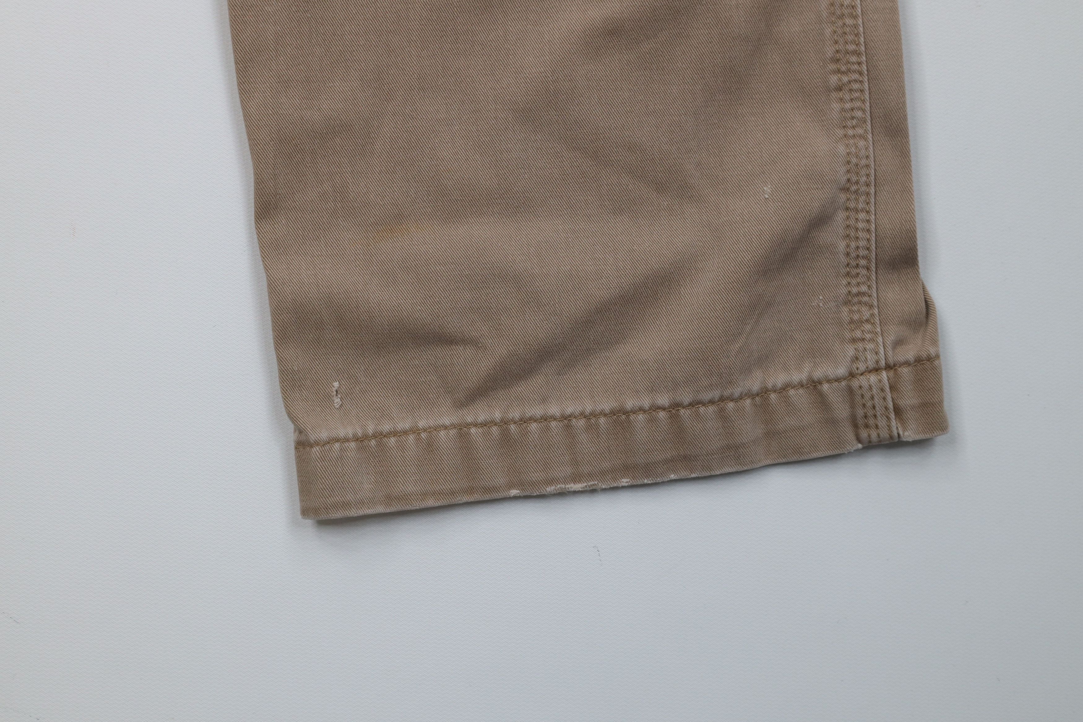 Carhartt Vintage Y2K Carhartt Wide Leg Dungaree Pants Trousers Khaki Size US 34 / EU 50 - 6 Thumbnail