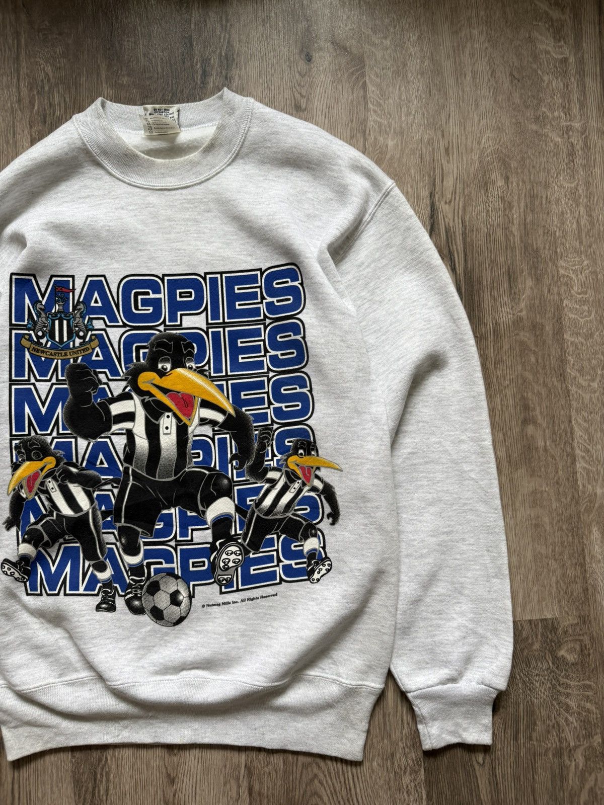 Nutmeg Vintage 90s Nutmeg Sweatshirt New Castle United Size US M / EU 48-50 / 2 - 2 Thumbnail