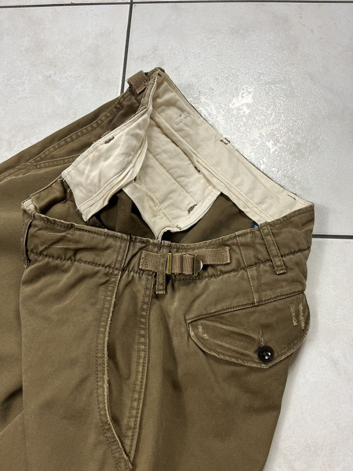 Polo Ralph Lauren × Vintage Vintage Polo Ralph Lauren classic distressed pants trousers Size US 34 / EU 50 - 14 Thumbnail