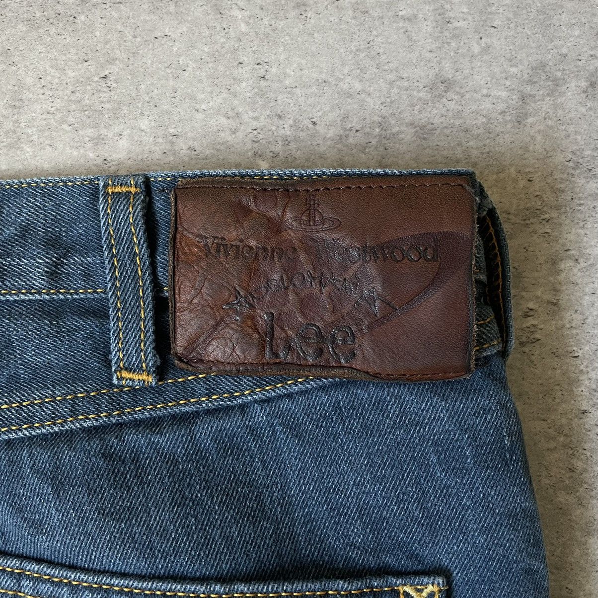 Lee × Vivienne Westwood Vintage LeeXViviene Weastwood Low Crotch Pants Pocket Logo Size US 34 / EU 50 - 3 Thumbnail