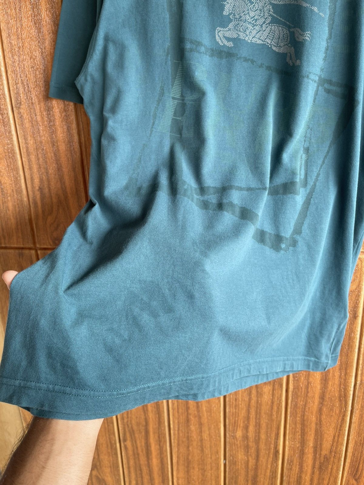 Burberry 💢BURBERRY💢Big Logo Horseferry House Tshirt Size US L / EU 52-54 / 3 - 10 Thumbnail